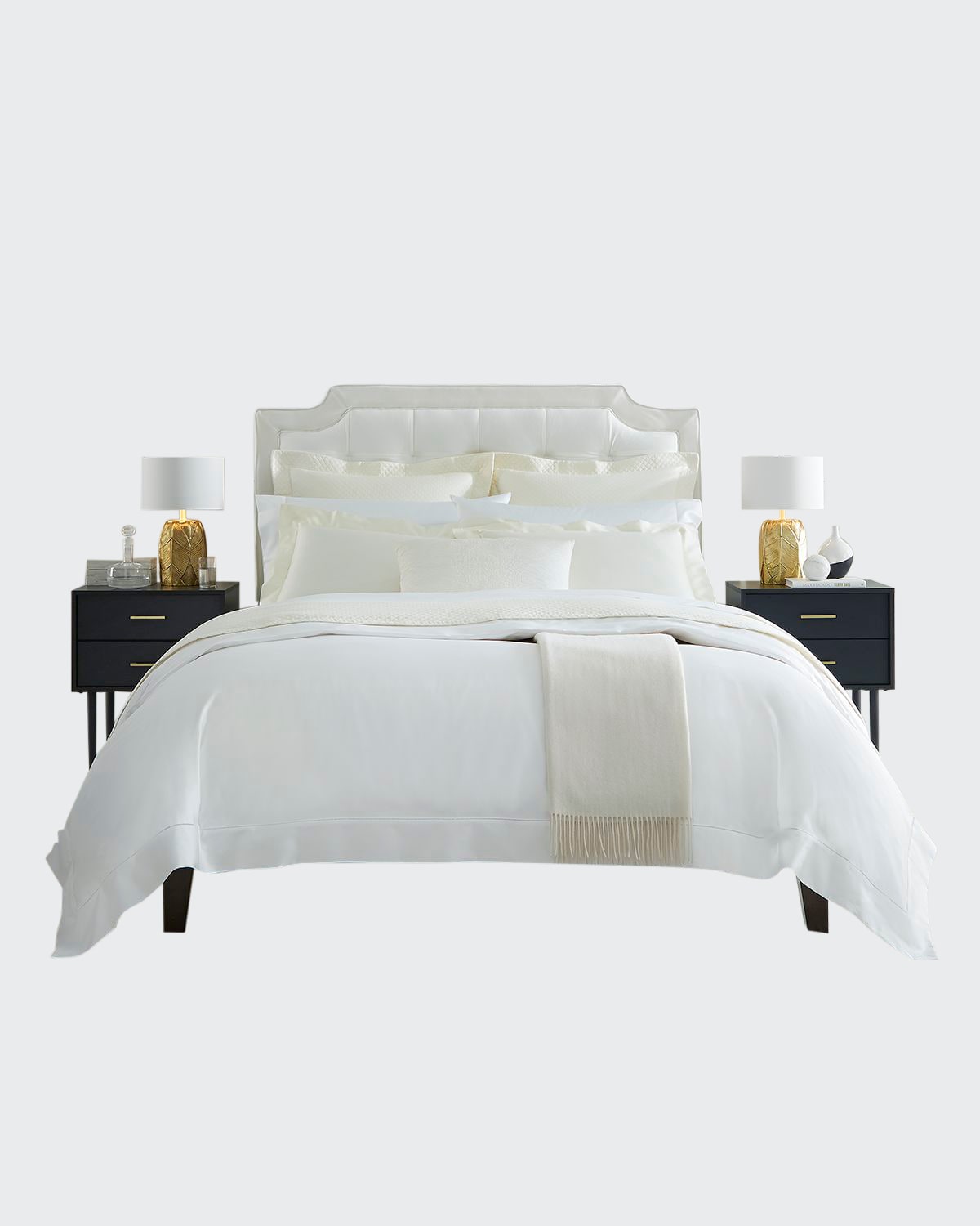 Sferra 1020tc Egyptian Cotton Full/queen Duvet Cover