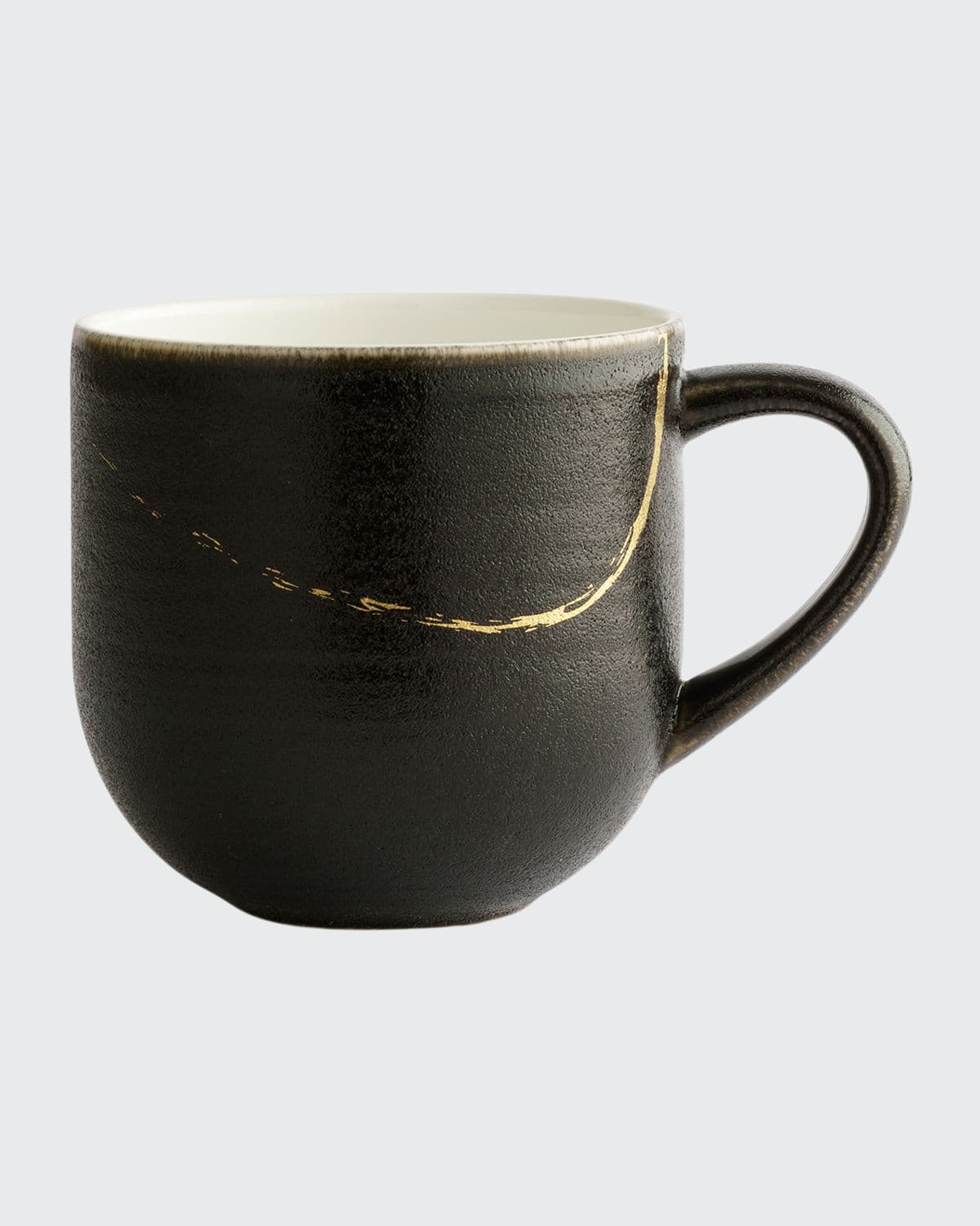 Royal Crown Derby Art Glaze Mug In Charcoal