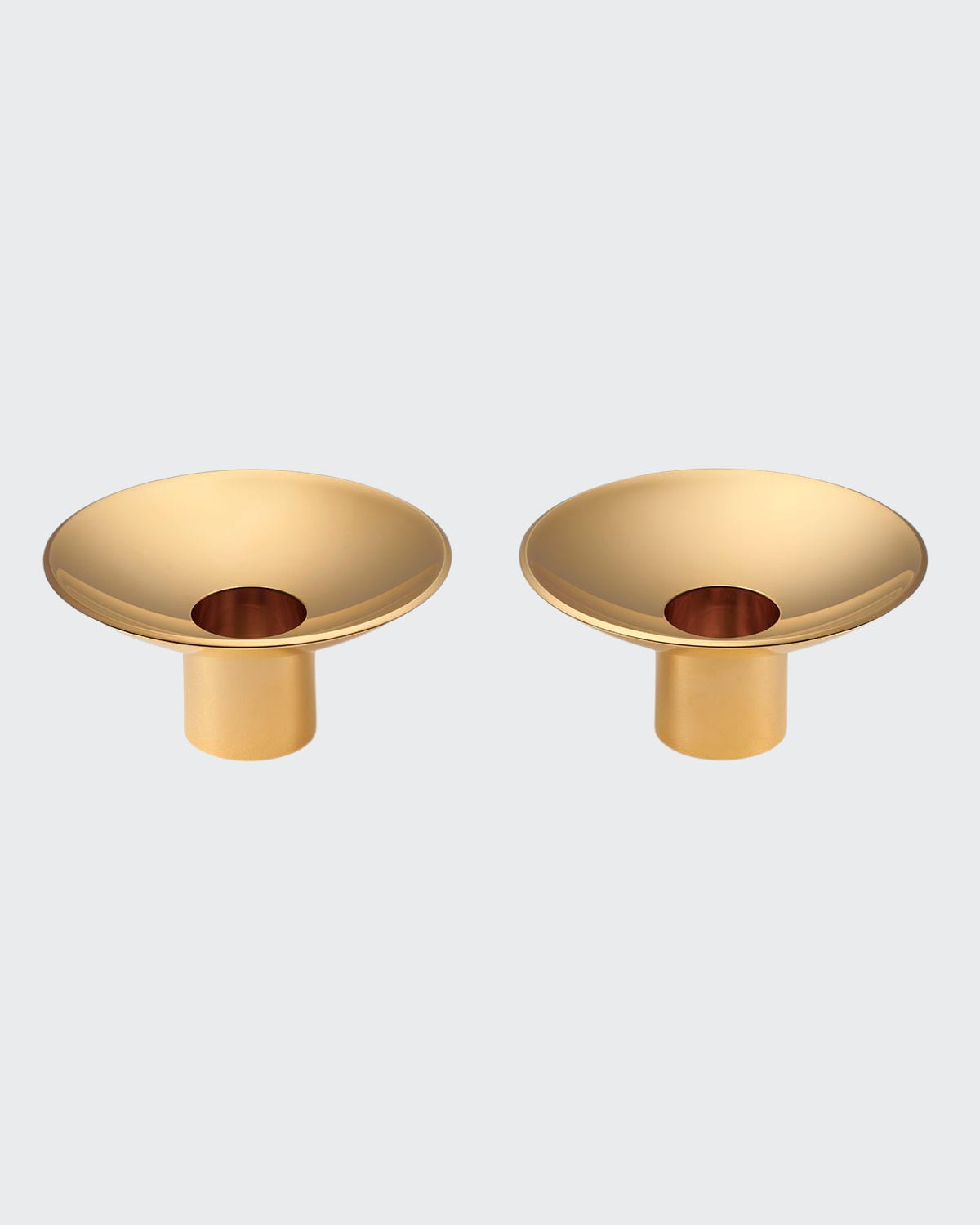 Aerin Evelina Candleholders, Set Of 2 In Gold