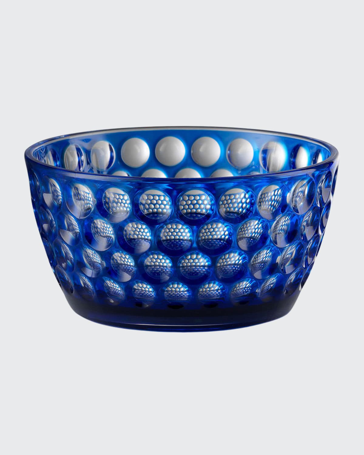 Mario Luca Giusti Acrylic Lente Snack And Cereal Bowl In Royal Blue