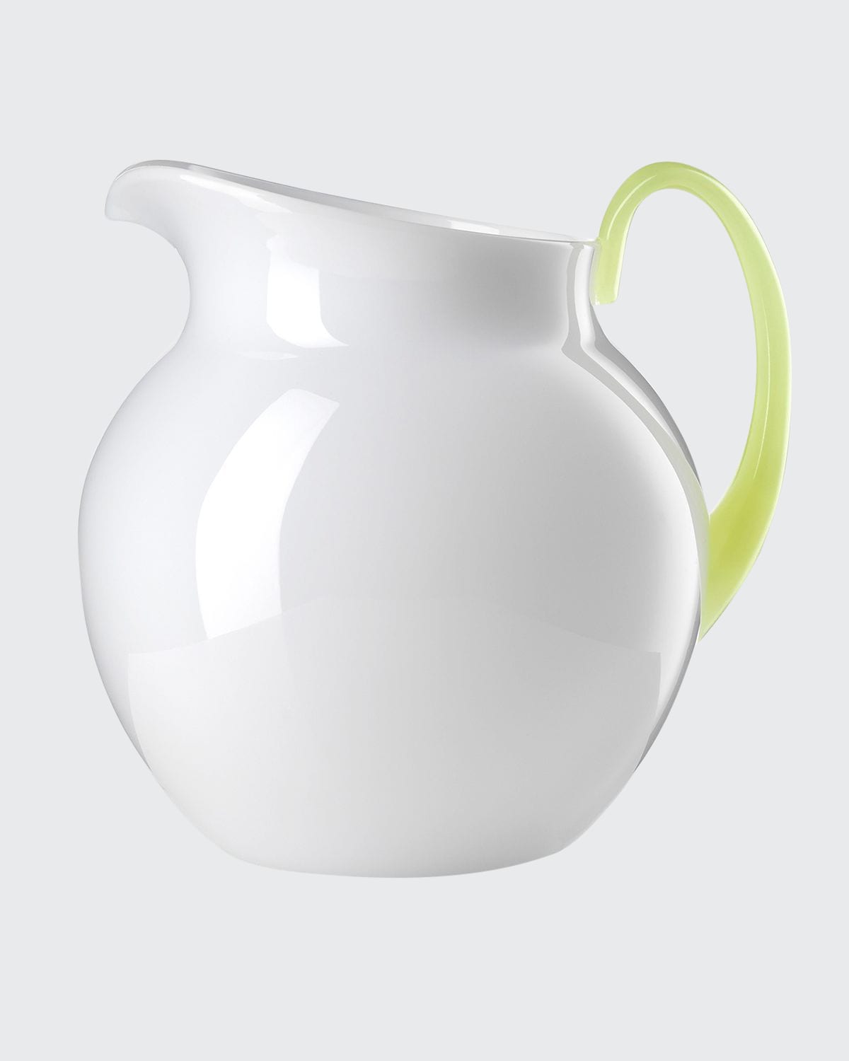 Mario Luca Giusti Pallina Pitcher In White Fluorescent