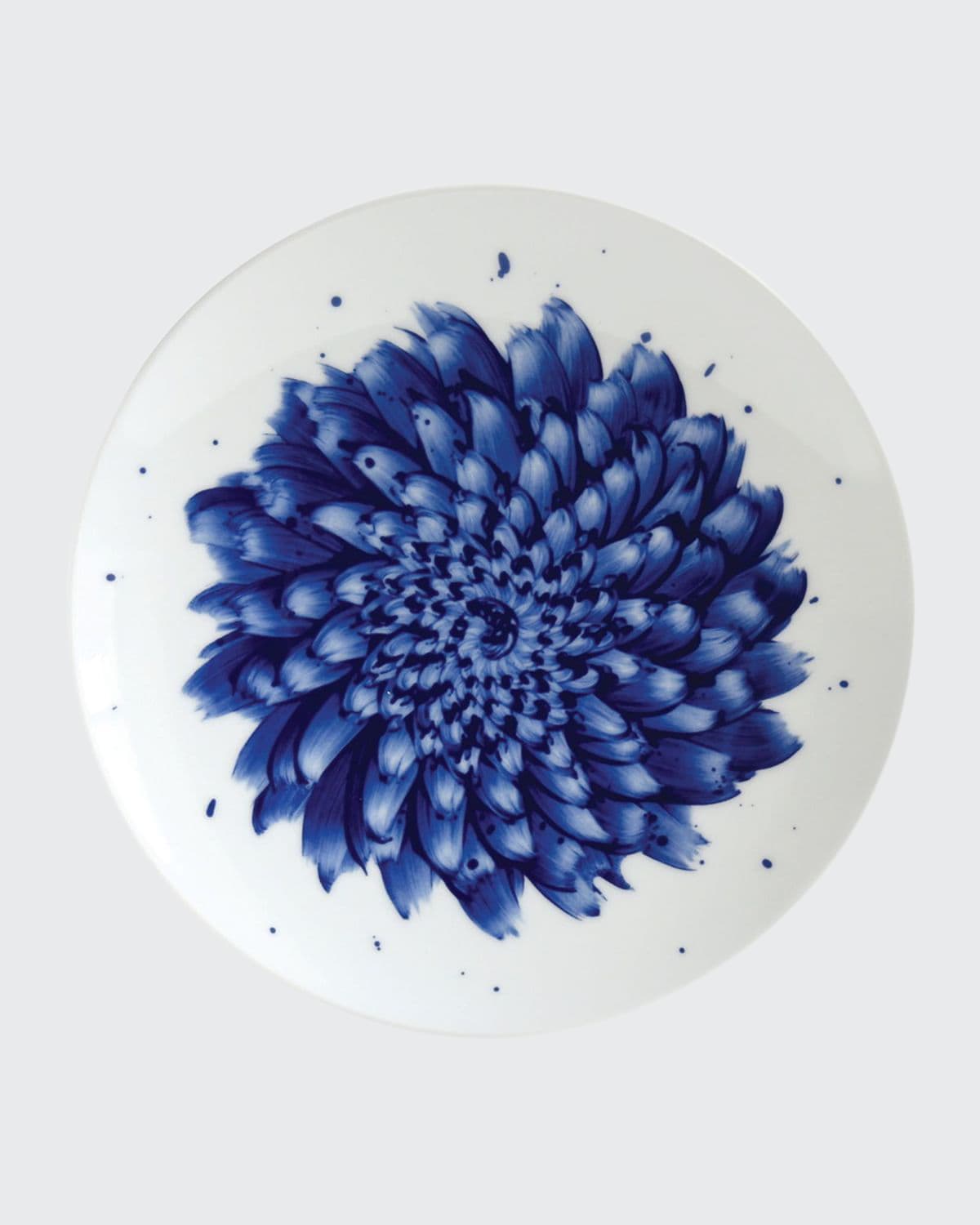 Shop Bernardaud In Bloom Salad Plate In White/blue