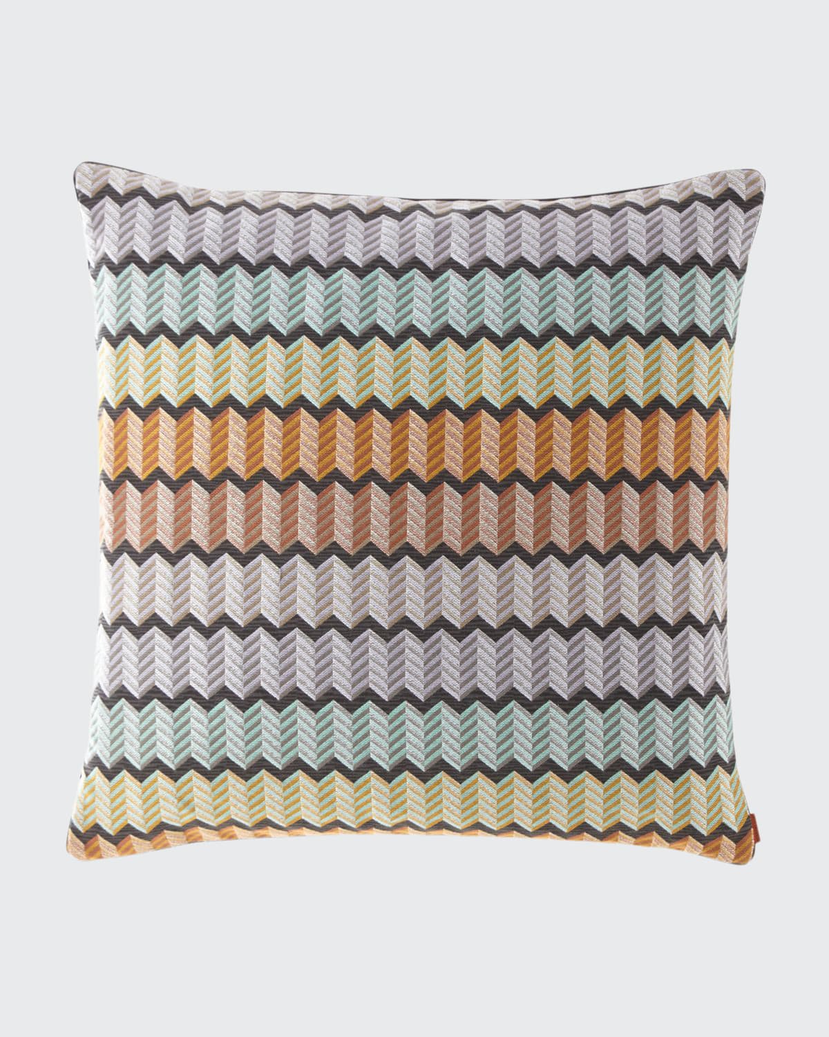 Missoni Waterford Pillow, 24"sq. In Multi Pattern