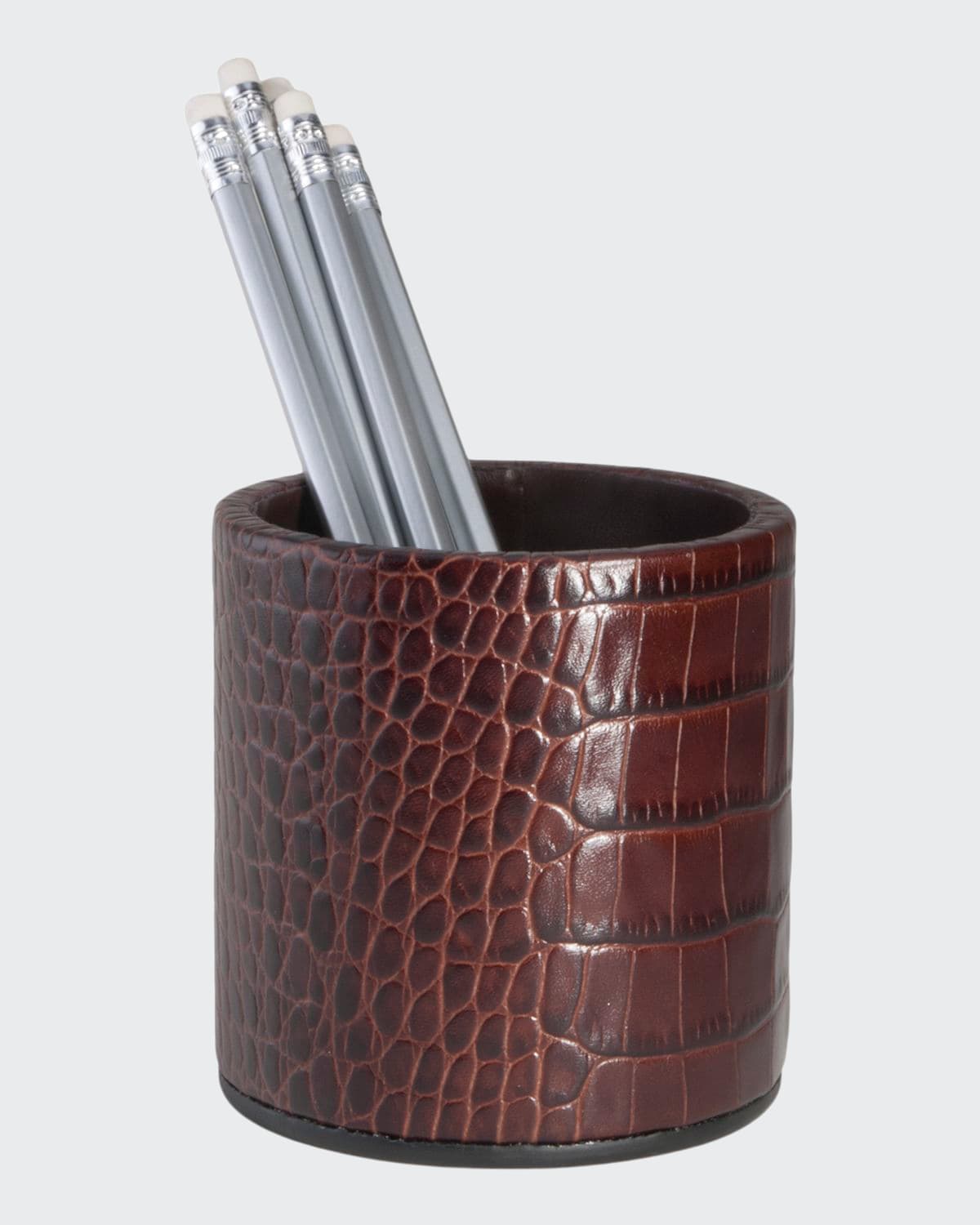 Shop Graphic Image Pencil Cup In Brown
