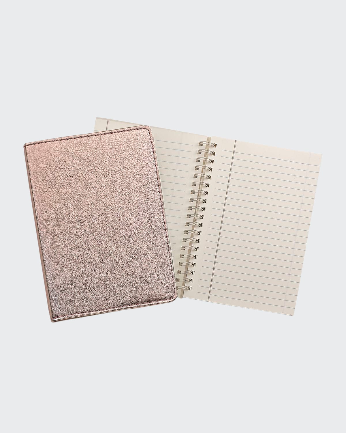 Graphic Image 7" Wire-o Notebook In Rosegold