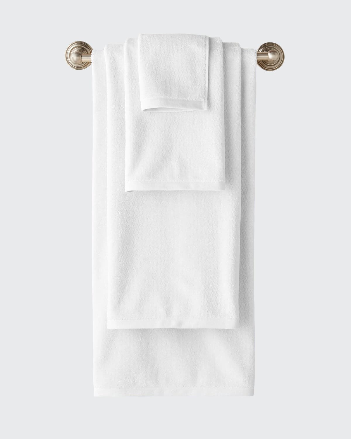 Sferra Diamond Weave Bath Towel In White