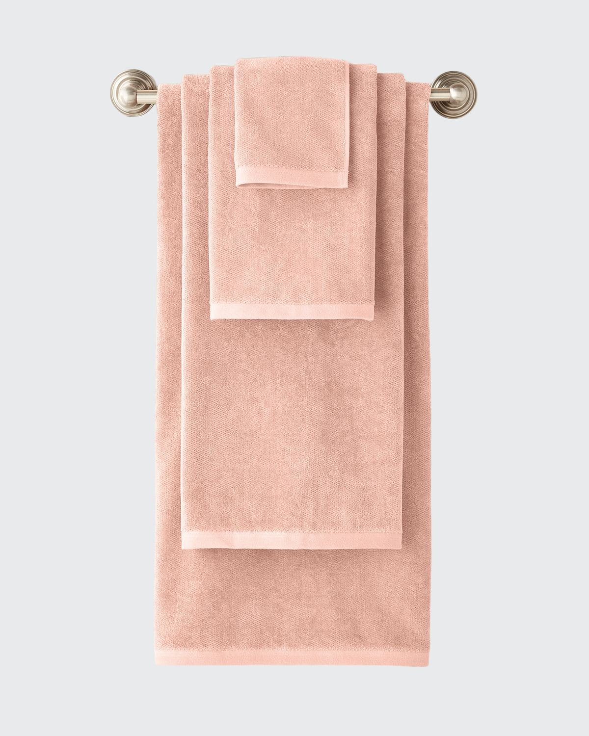 Sferra Diamond Weave Bath Towel In Blush