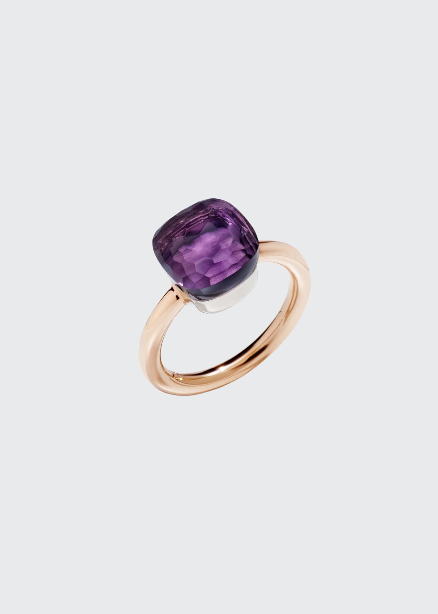 Nudo Classic 18k Gold Amethyst Ring, Size 55