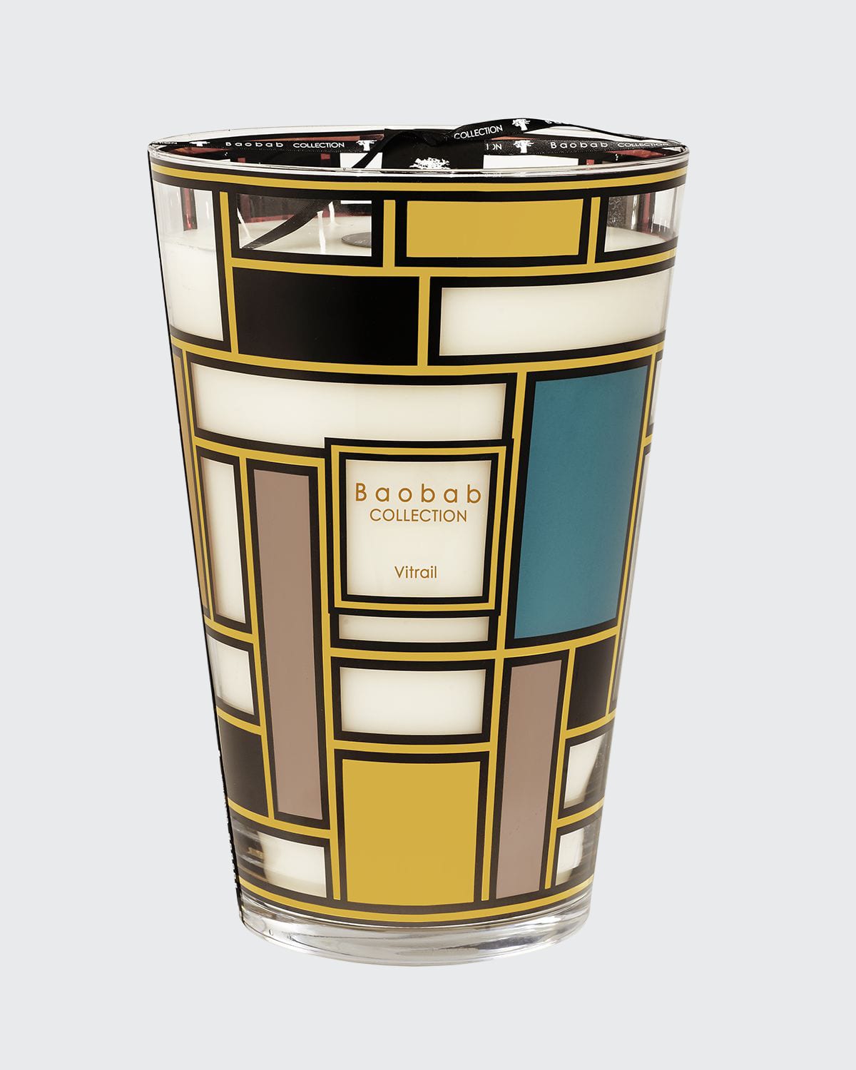 Baobab Collection Max 35 Vitrail Gold Candle In Multi