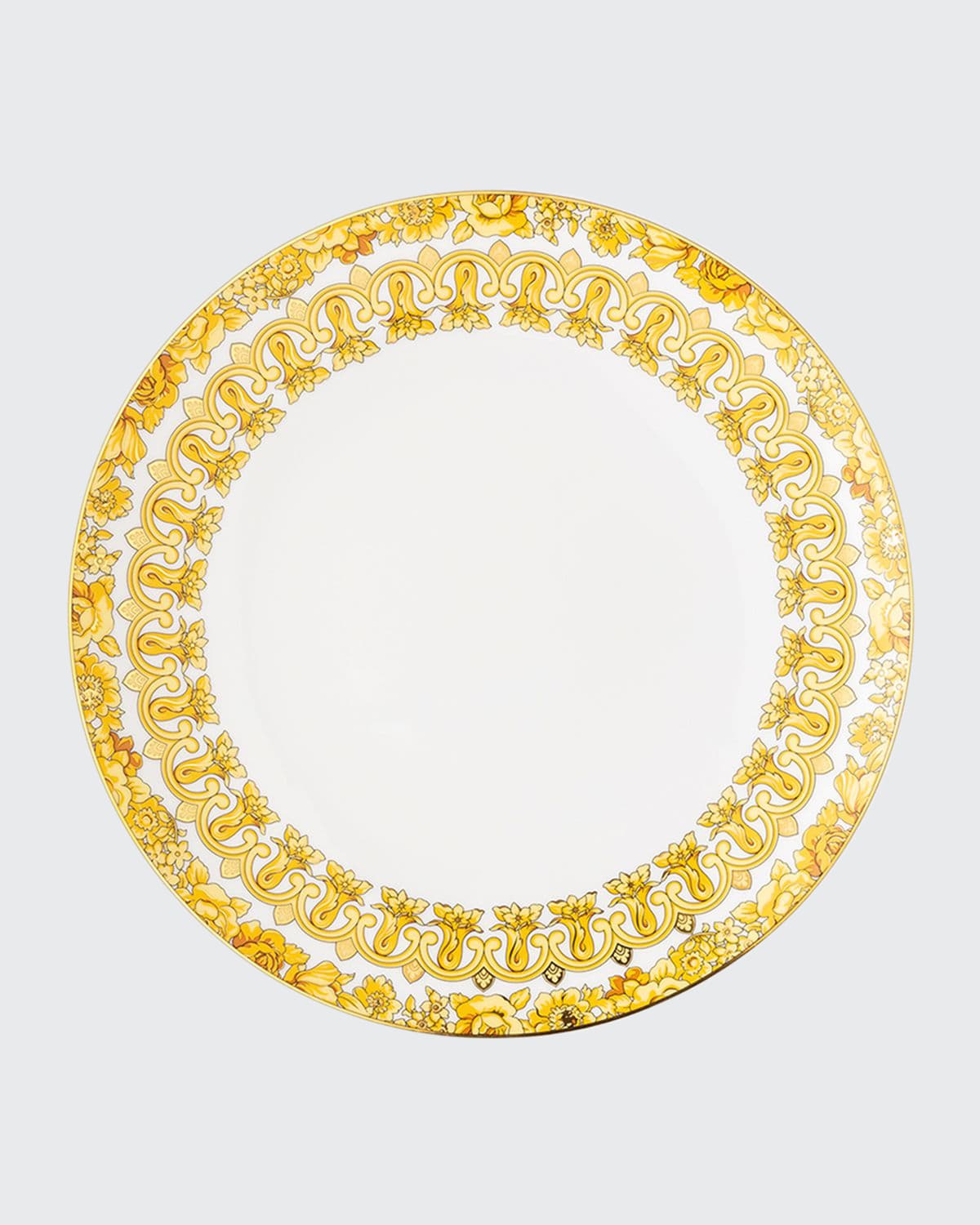 Shop Versace Medusa Rhapsody Dinner Plate In Gold