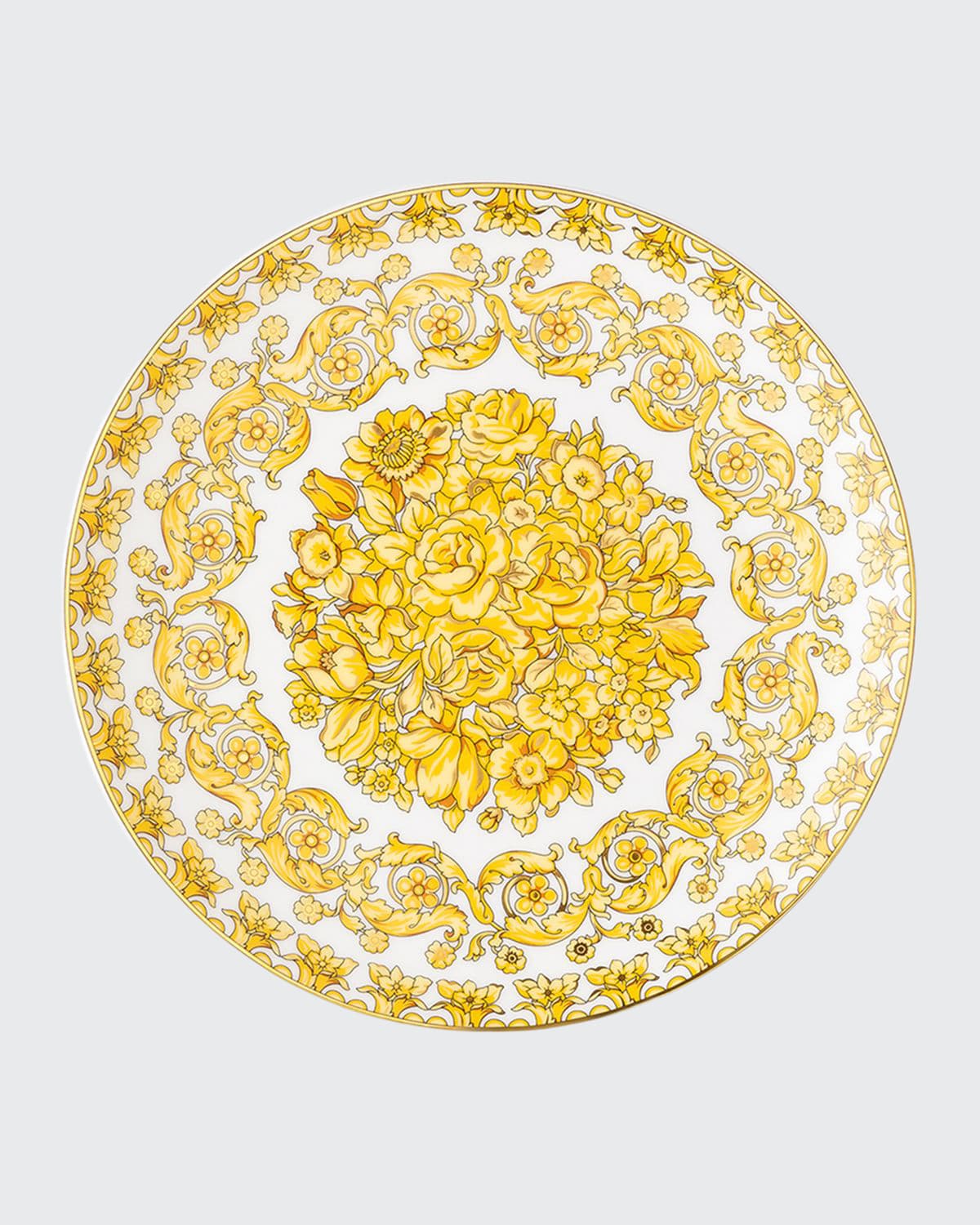 Shop Versace Medusa Rhapsody Salad Plate In Gold