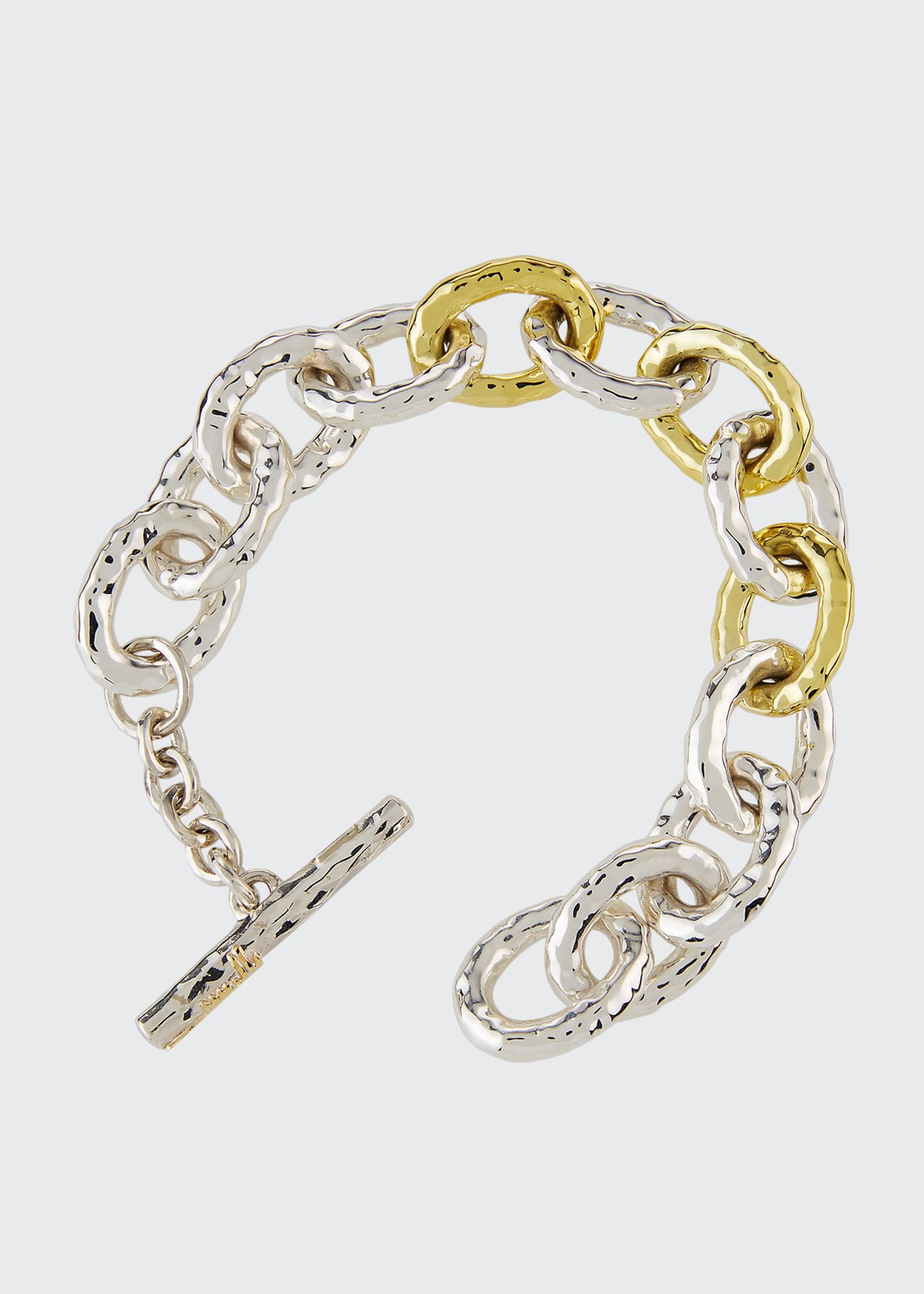 Ippolita Two-tone Bastille Chain Bracelet In Gold & Silver