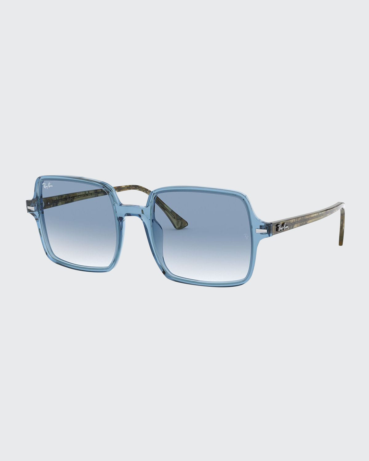 Ray Ban Square Acetate Sunglasses In Blue