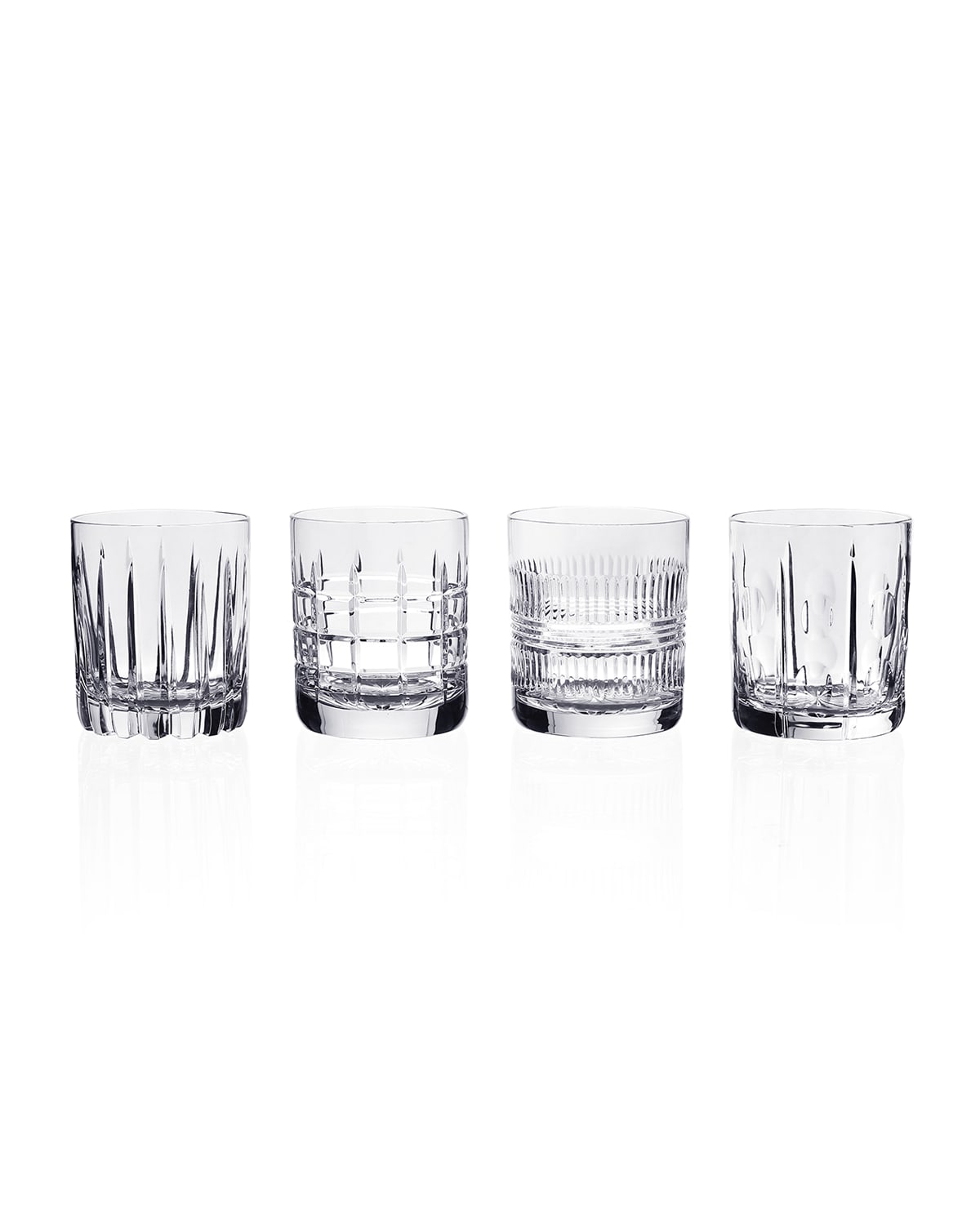 William Yeoward Crystal Skye Double Old Fashioned, Set Of 4 In Clear
