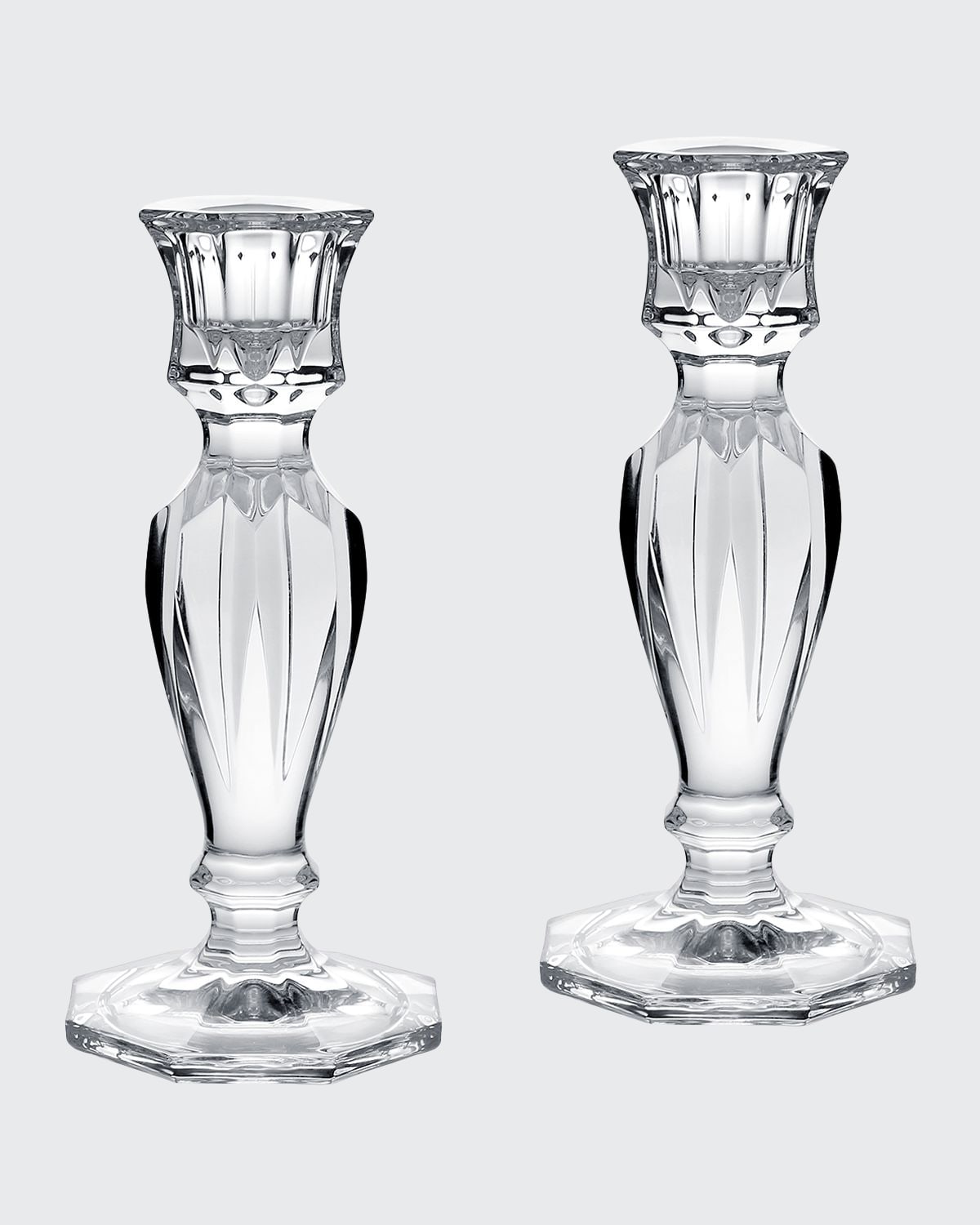 William Yeoward Crystal Mimi Candlestick Holders, Set Of 2 In Transparent