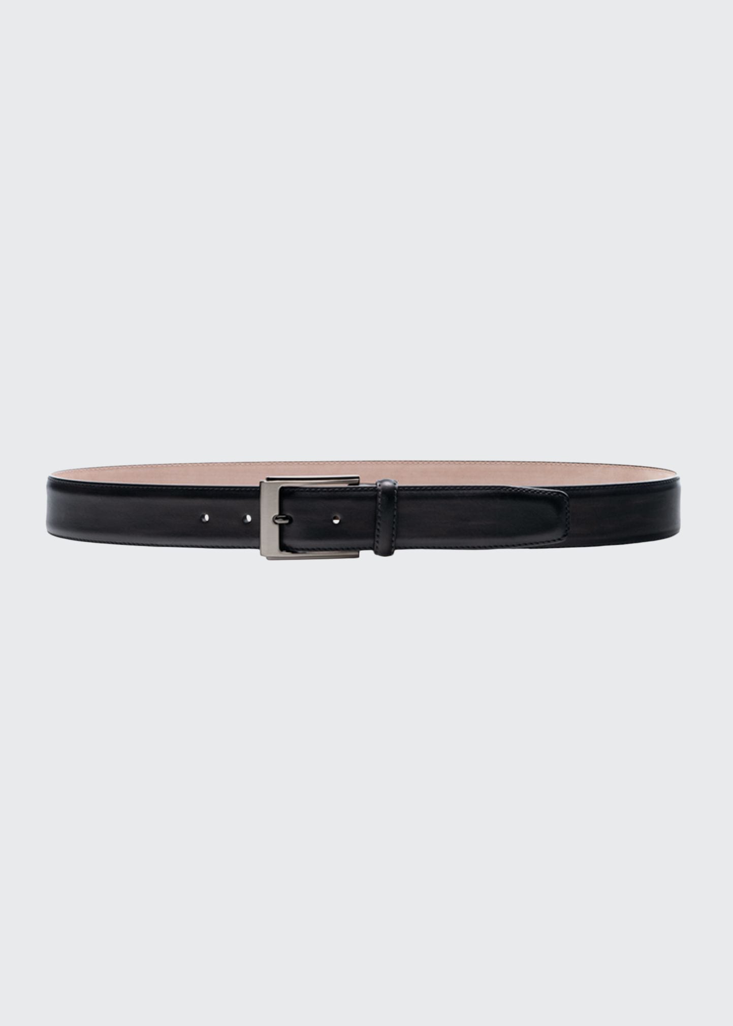 Magnanni Men's Vega Leather Belt In Navy