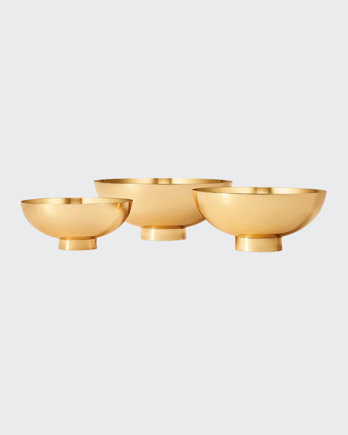 Shop Aerin Sintra Large Footed Bowl In Gold