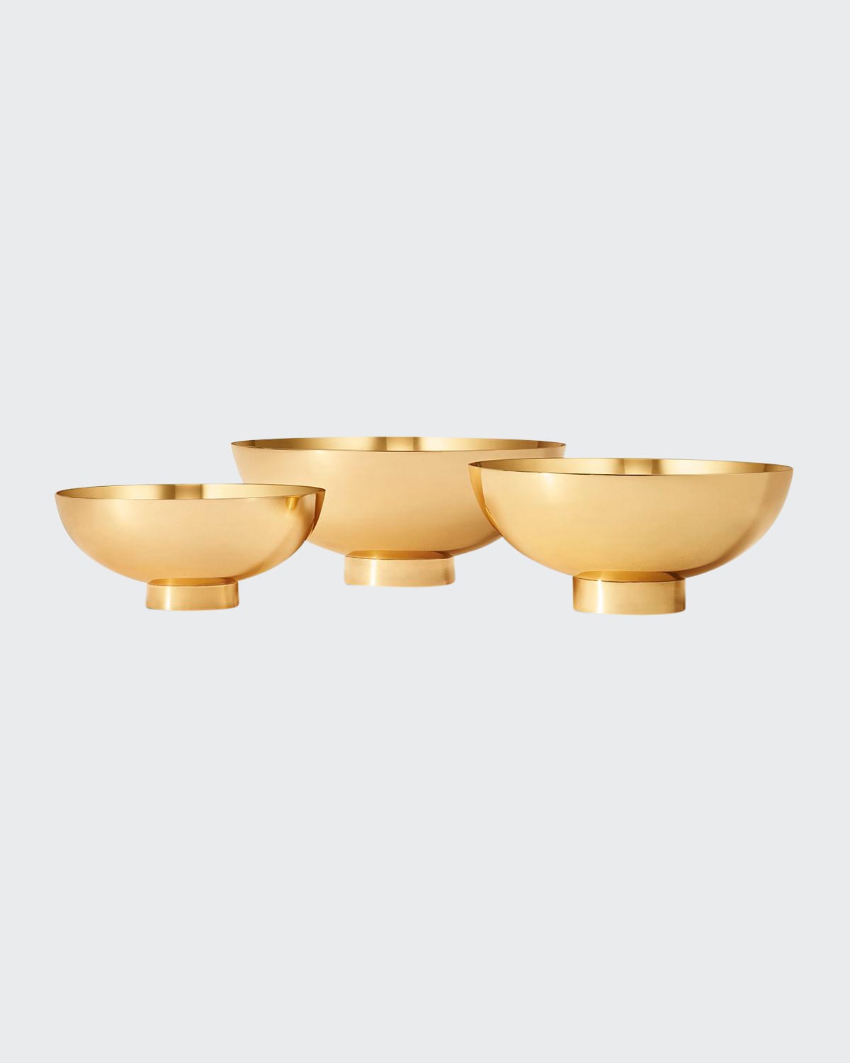 Aerin Sintra Medium Footed Bowl In Gold