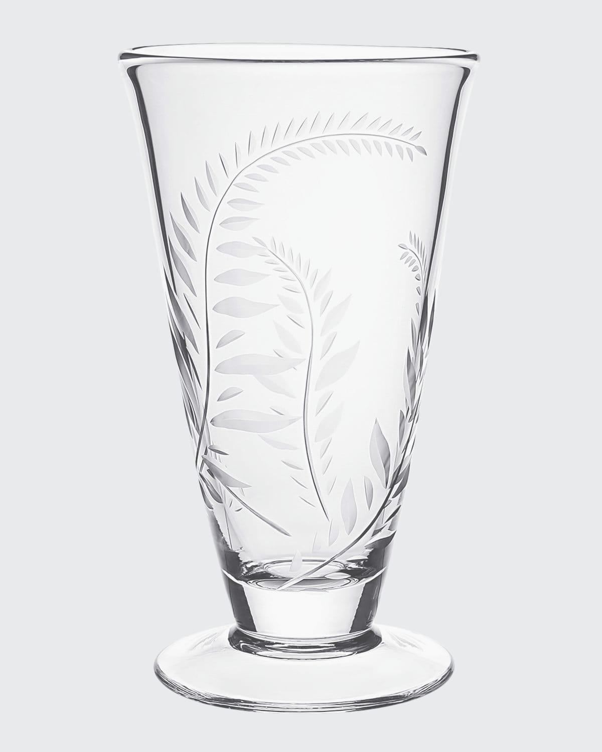 William Yeoward Crystal Country Jasmine Footed Vase In Clear