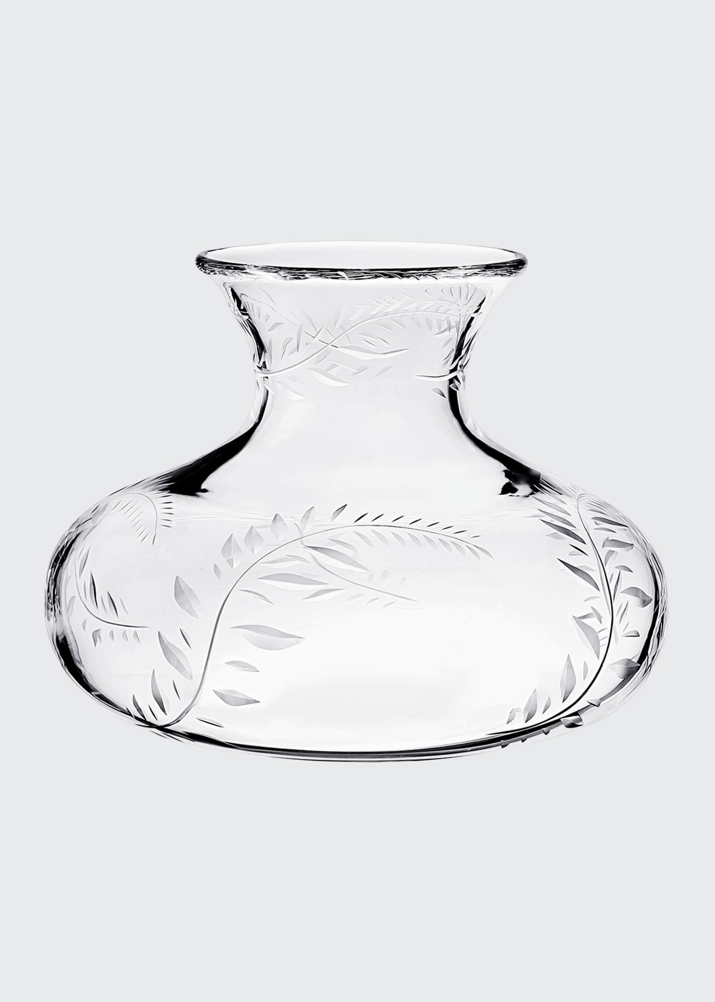 William Yeoward Crystal Jasmine Flower Center Vase In Clear