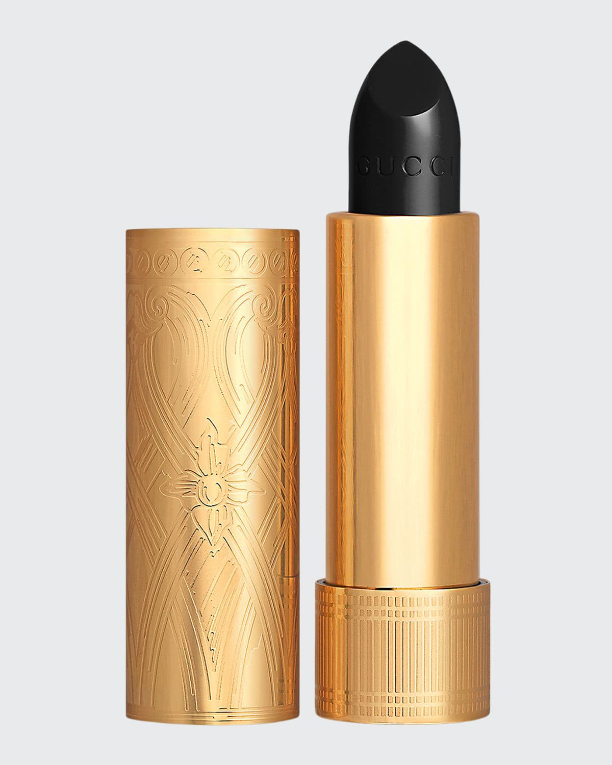 Gucci Rouge &#224 L&#232vres Satin Lipstick In 700 Crystal Black