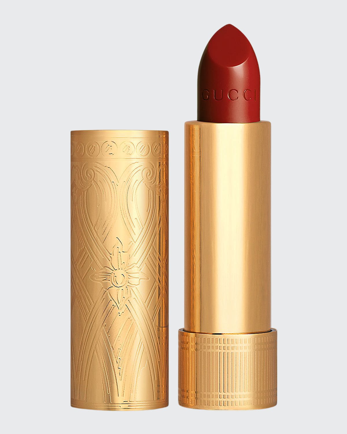 Gucci Rouge &#224 L&#232vres Satin Lipstick In 504 Myra Crimson