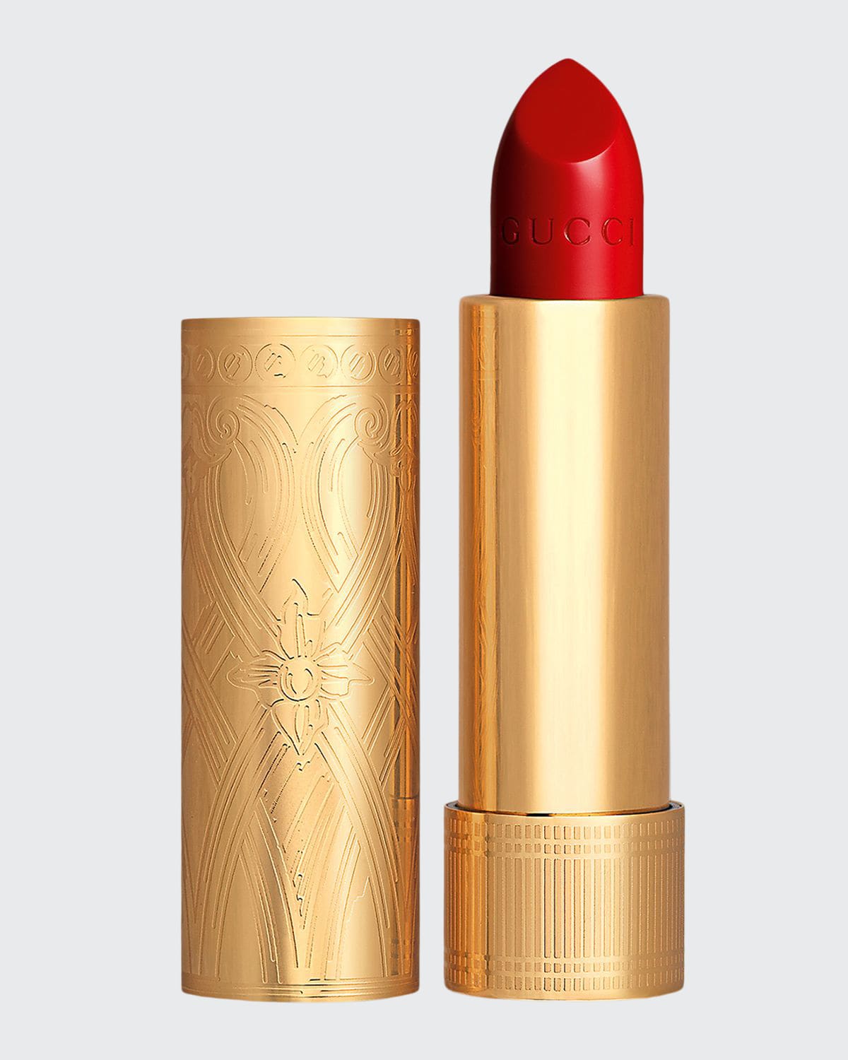 Gucci Rouge &#224 L&#232vres Satin Lipstick In 502 Eadie Scarlet