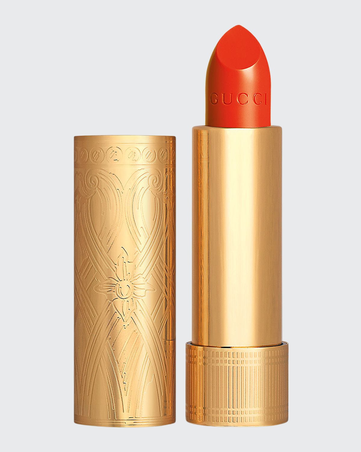 Gucci Rouge &#224 L&#232vres Satin Lipstick In 302 Agatha Orange
