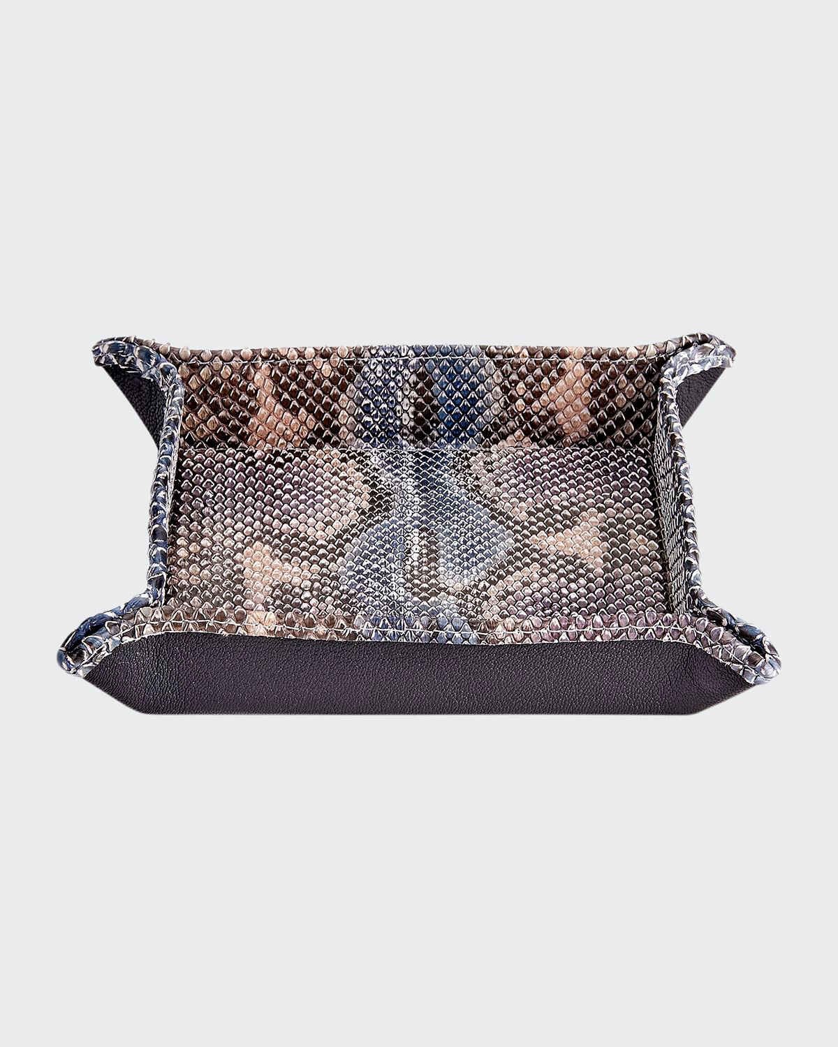 Graphic Image Large Python Valet Tray In Multi