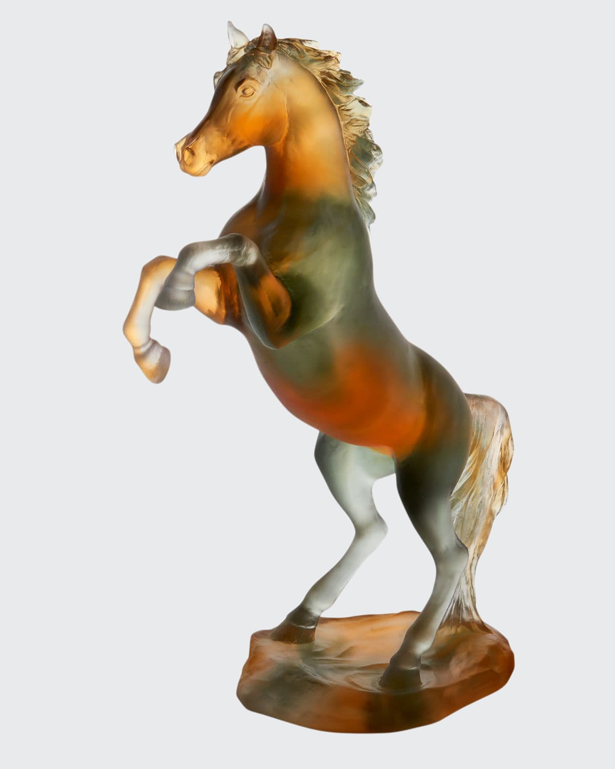 Daum Spirited Horse Figurine In Multi