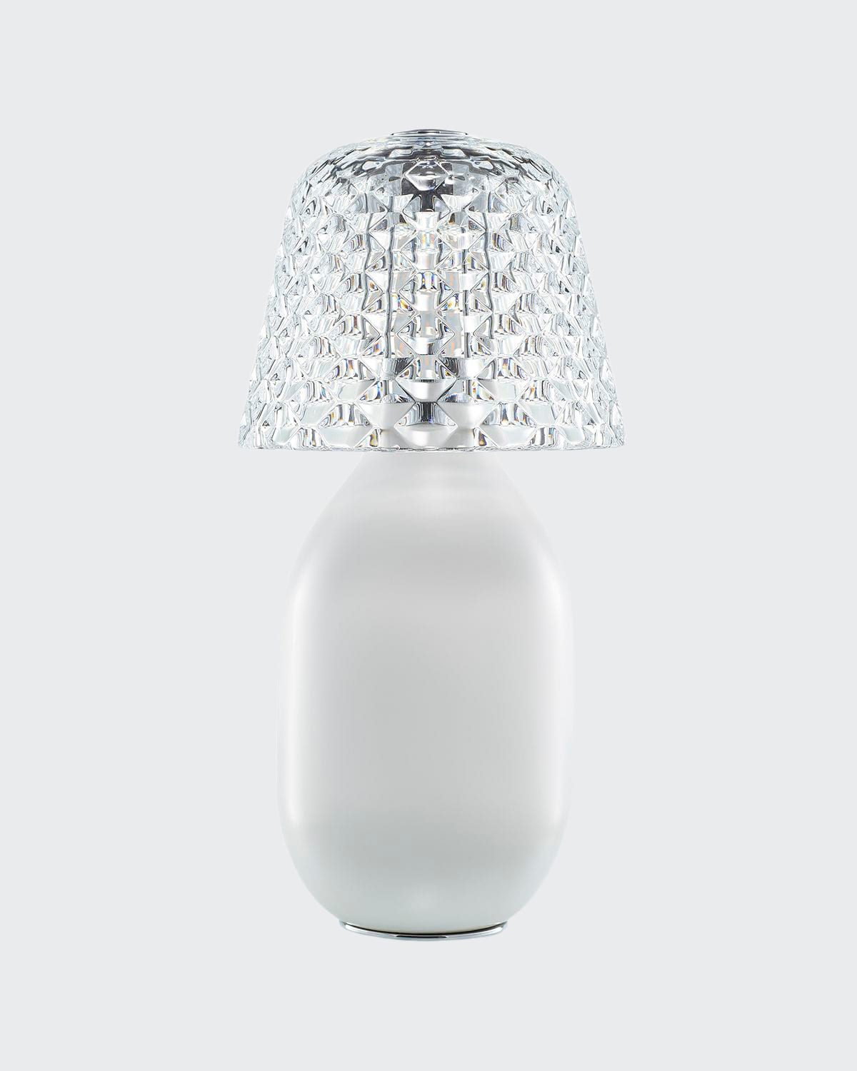 Baccarat Baby Candle Lamp, White