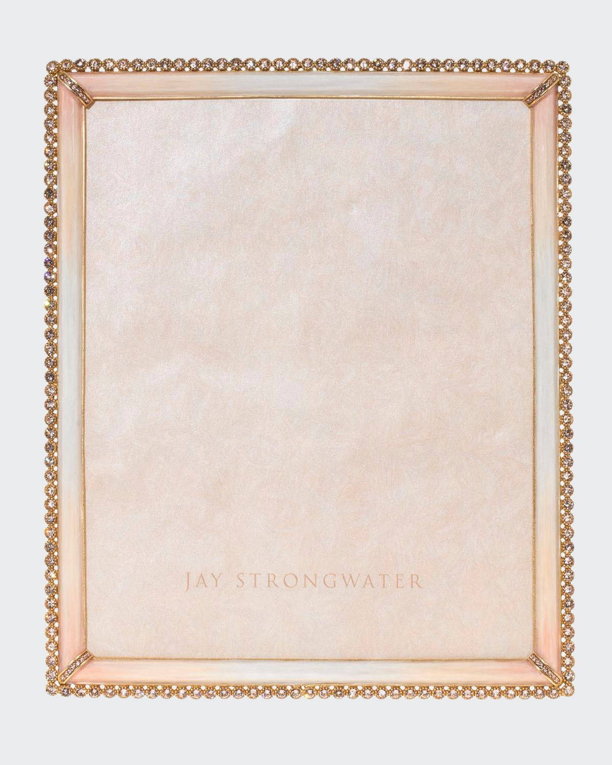 Jay Strongwater Stone Edge Picture Frame, 8" X 10" In Multi