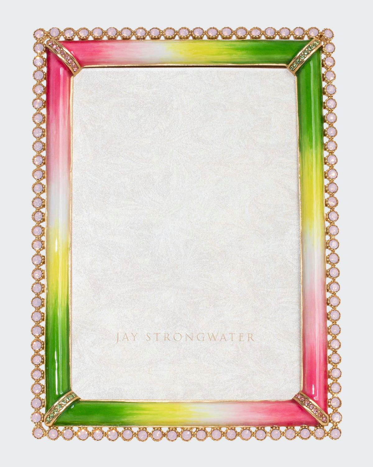 Shop Jay Strongwater Stone Edge Picture Frame, 4" X 6" In Multi