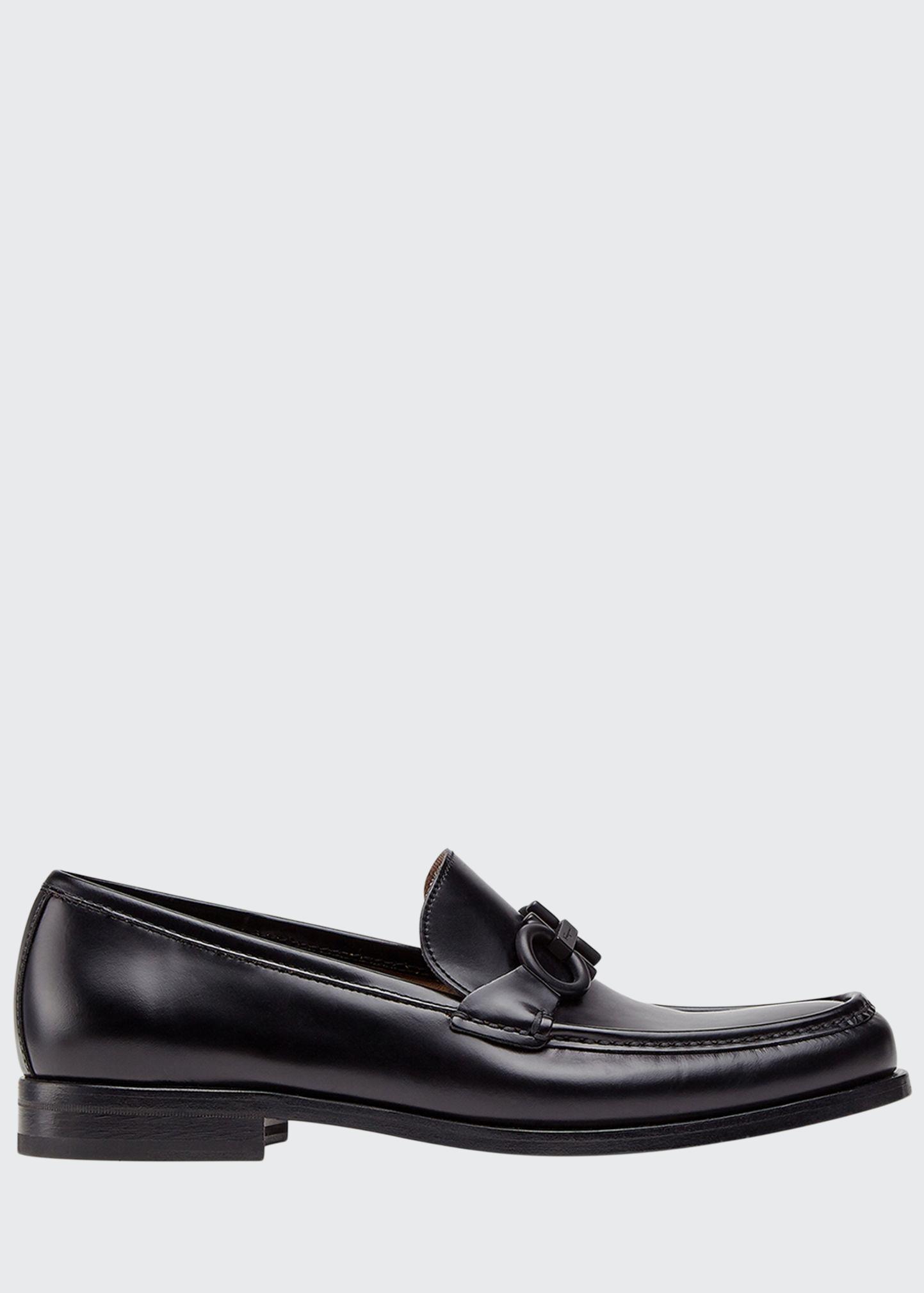 Salvatore Ferragamo Italy Mens 6.5EE Black Calf Dress Shoes Driving Bit Loafers Salvatore Ferragamo Men main image 3