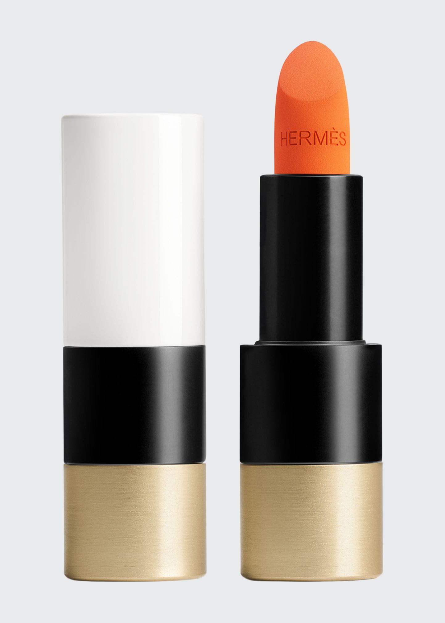 Hermes Rouge  Matte Lipstick In 33 Orange Boite