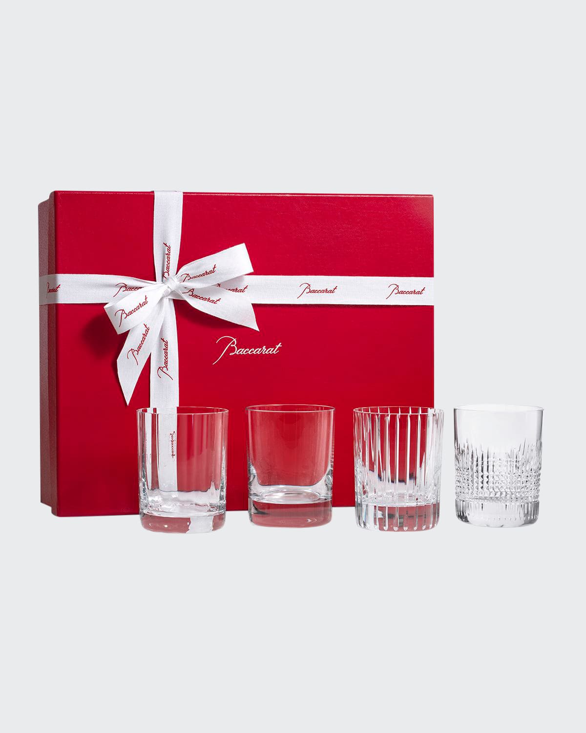 Baccarat Four Elements Double Old-fashioneds, Set Of 4 In Transparent