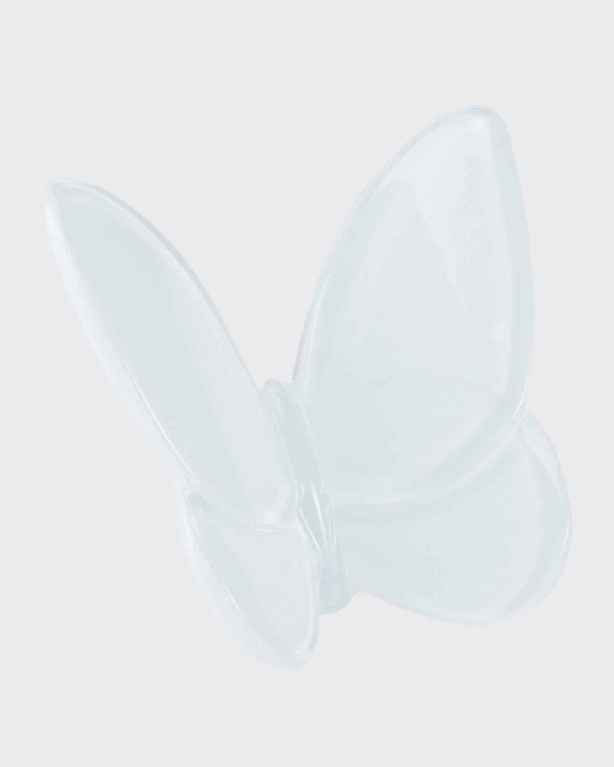 Baccarat 2.5" Lucky Crystal White Butterfly