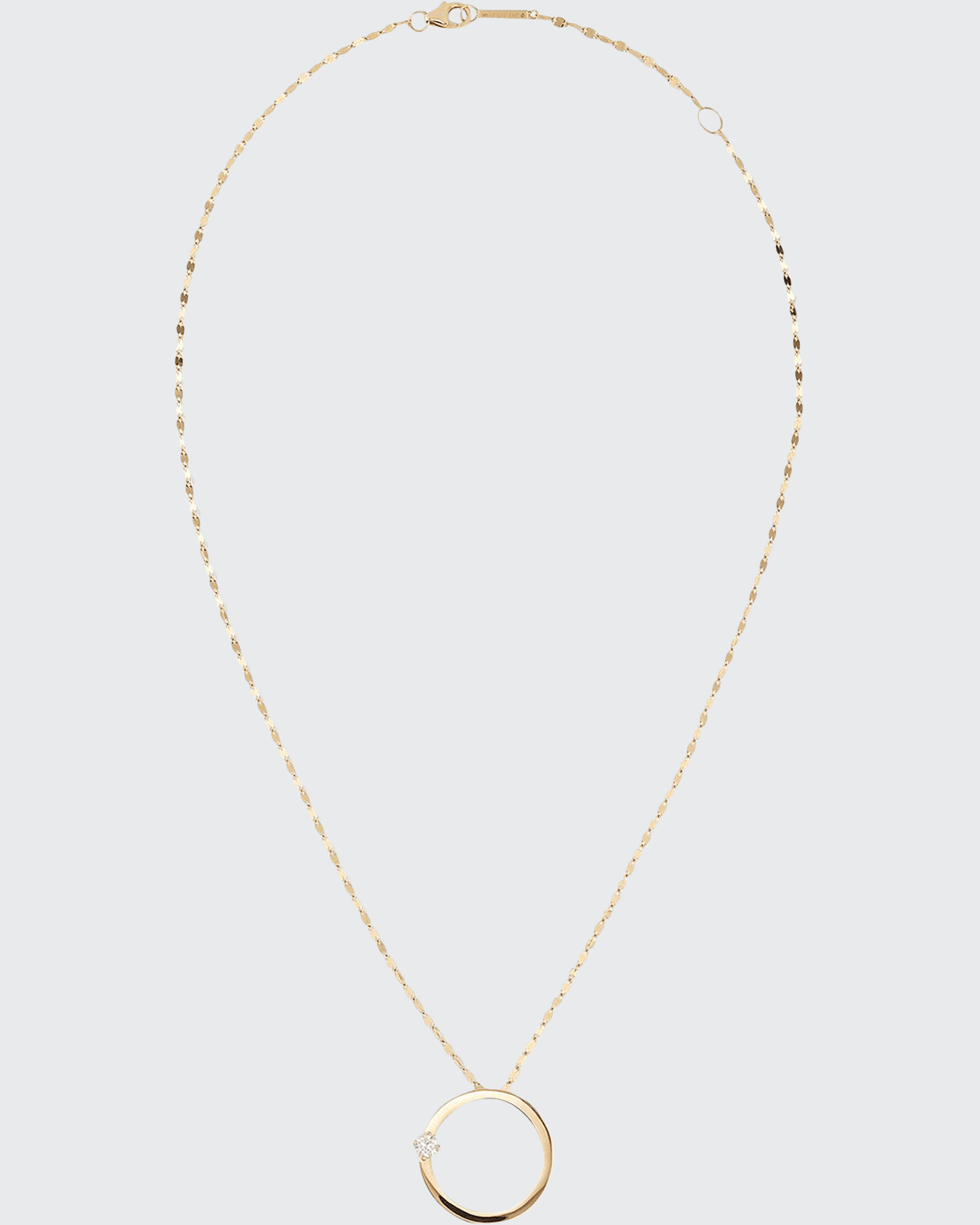 14k Solo Circle Necklace