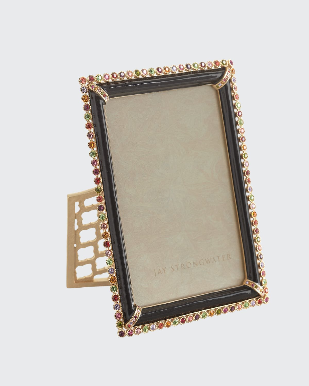 Jay Strongwater Stone Edge Frame, 4" X 6" In Multi