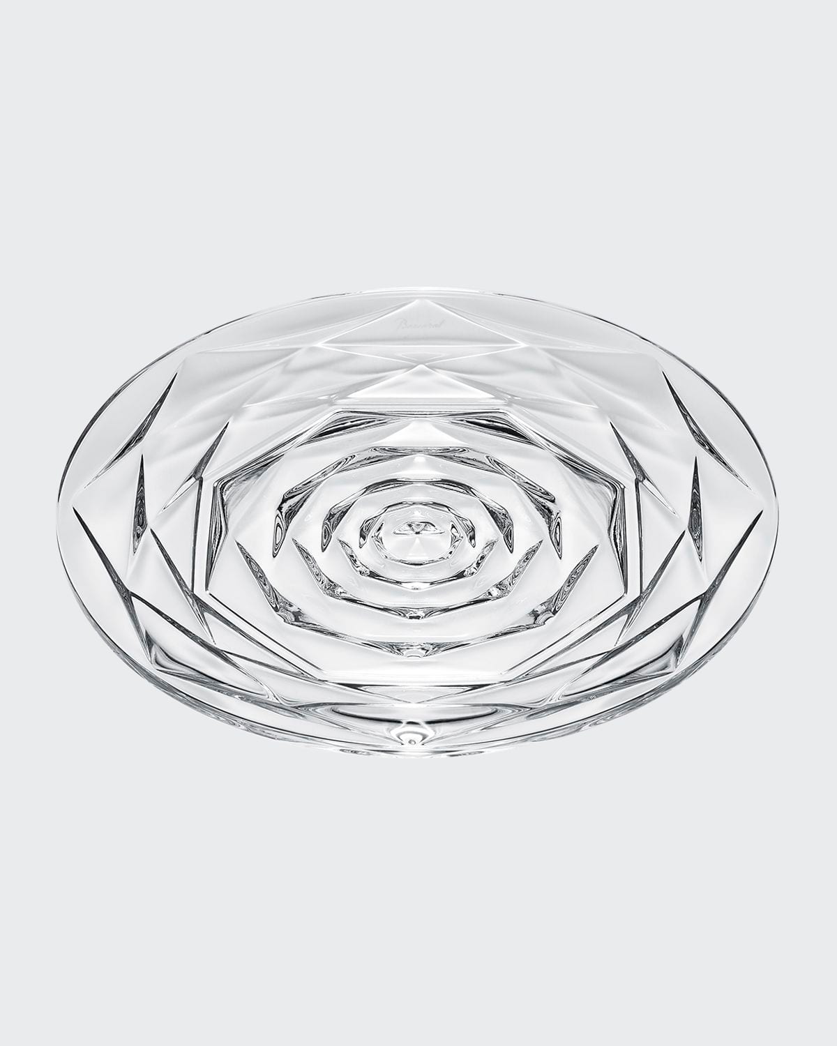 Shop Baccarat Small Swing Plate In Clear