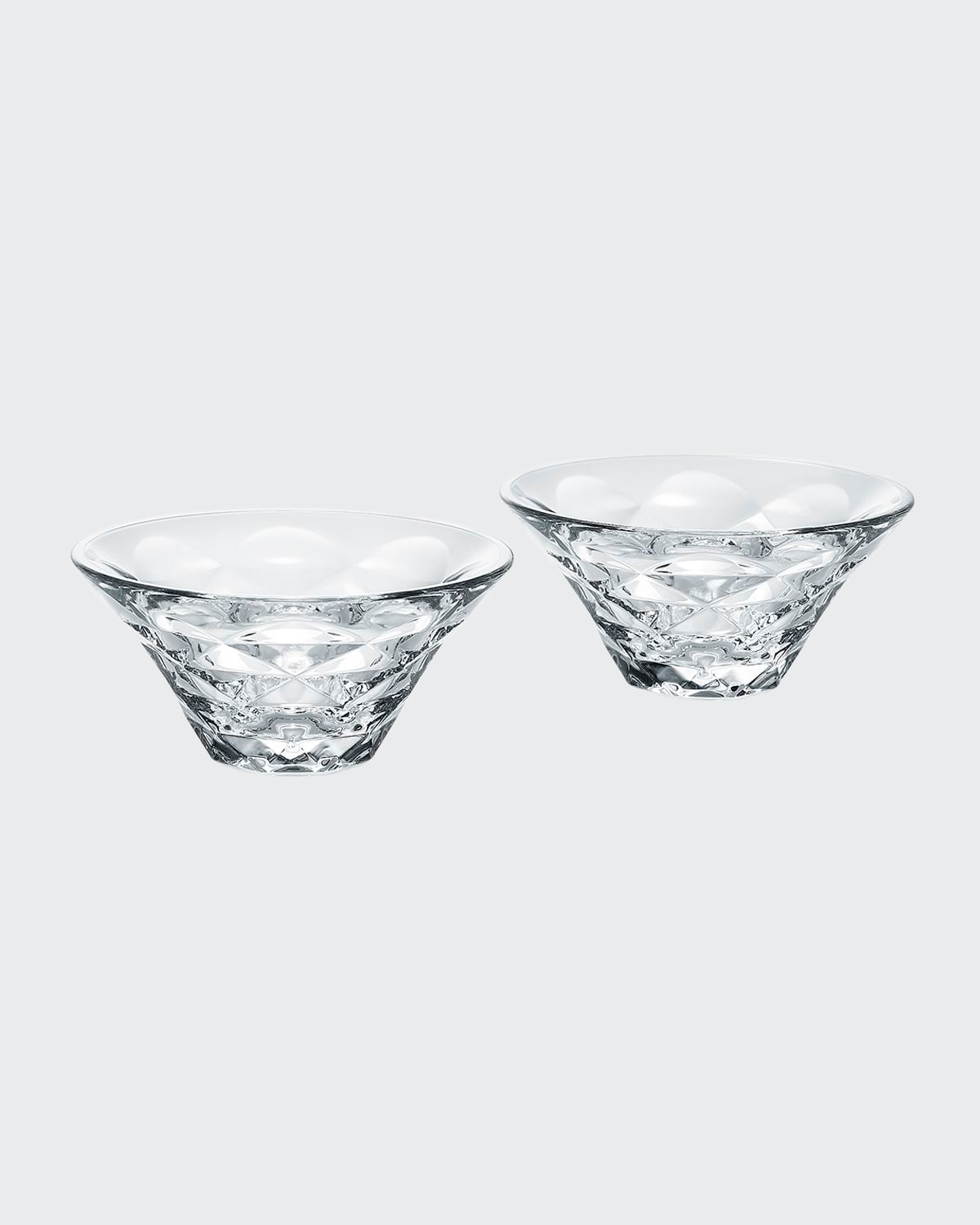 Baccarat Small Swing Dishes, Set Of 2 In Clear