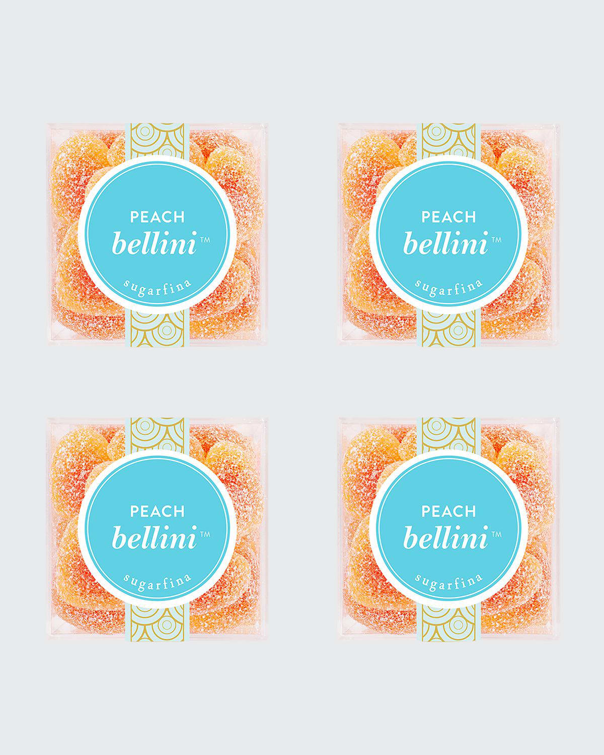 Sugarfina Peach Bellini Small Cube 4 Pieces Kit
