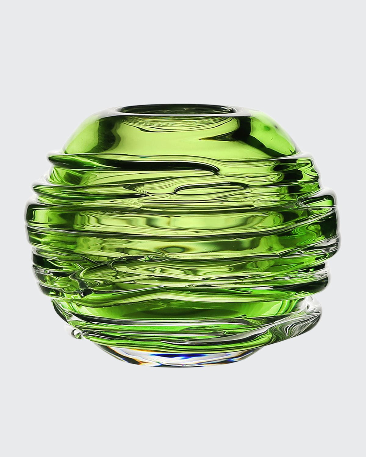 William Yeoward Crystal Miranda 3" Mini Globe Vase In Citrine