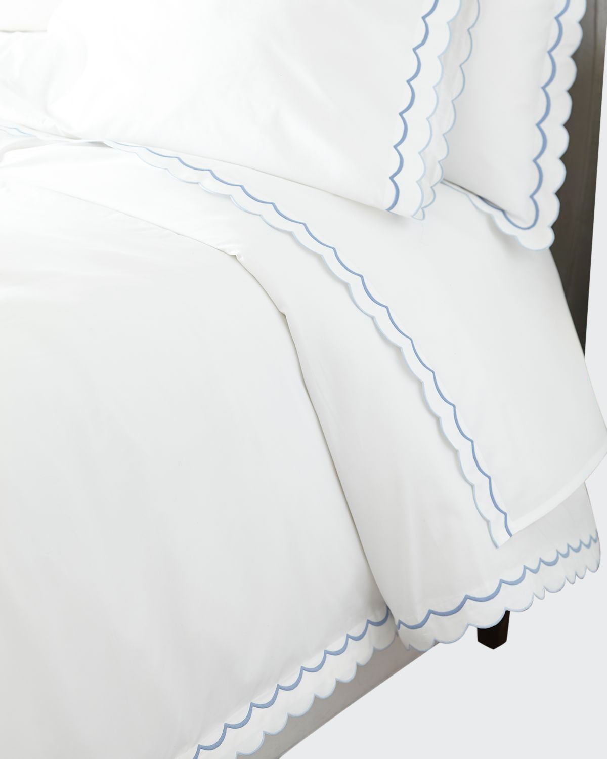 Matouk India Flat Sheet, Twin In Azure