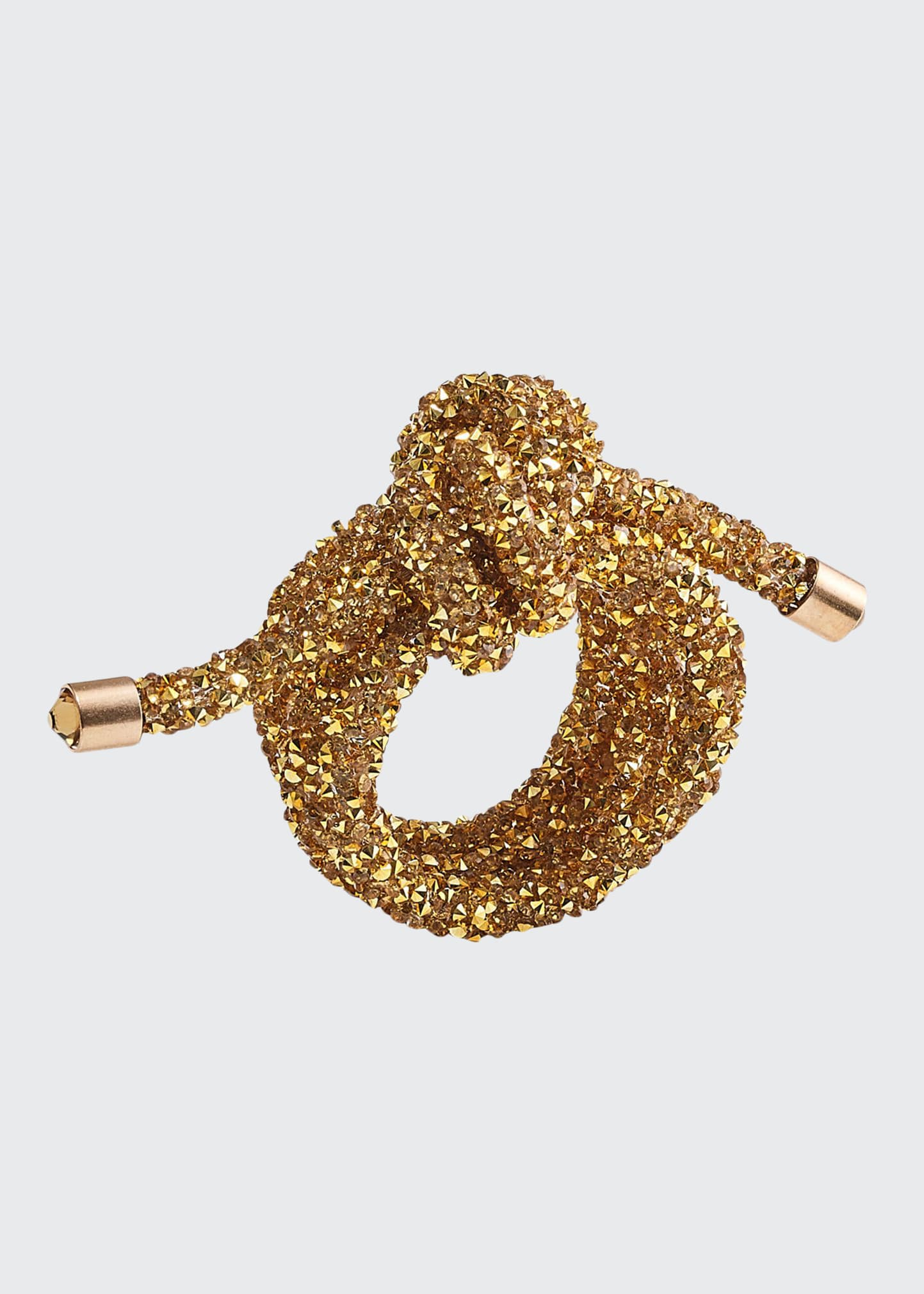 Kim Seybert Glam Knot Napkin Ring, Gold In Gold