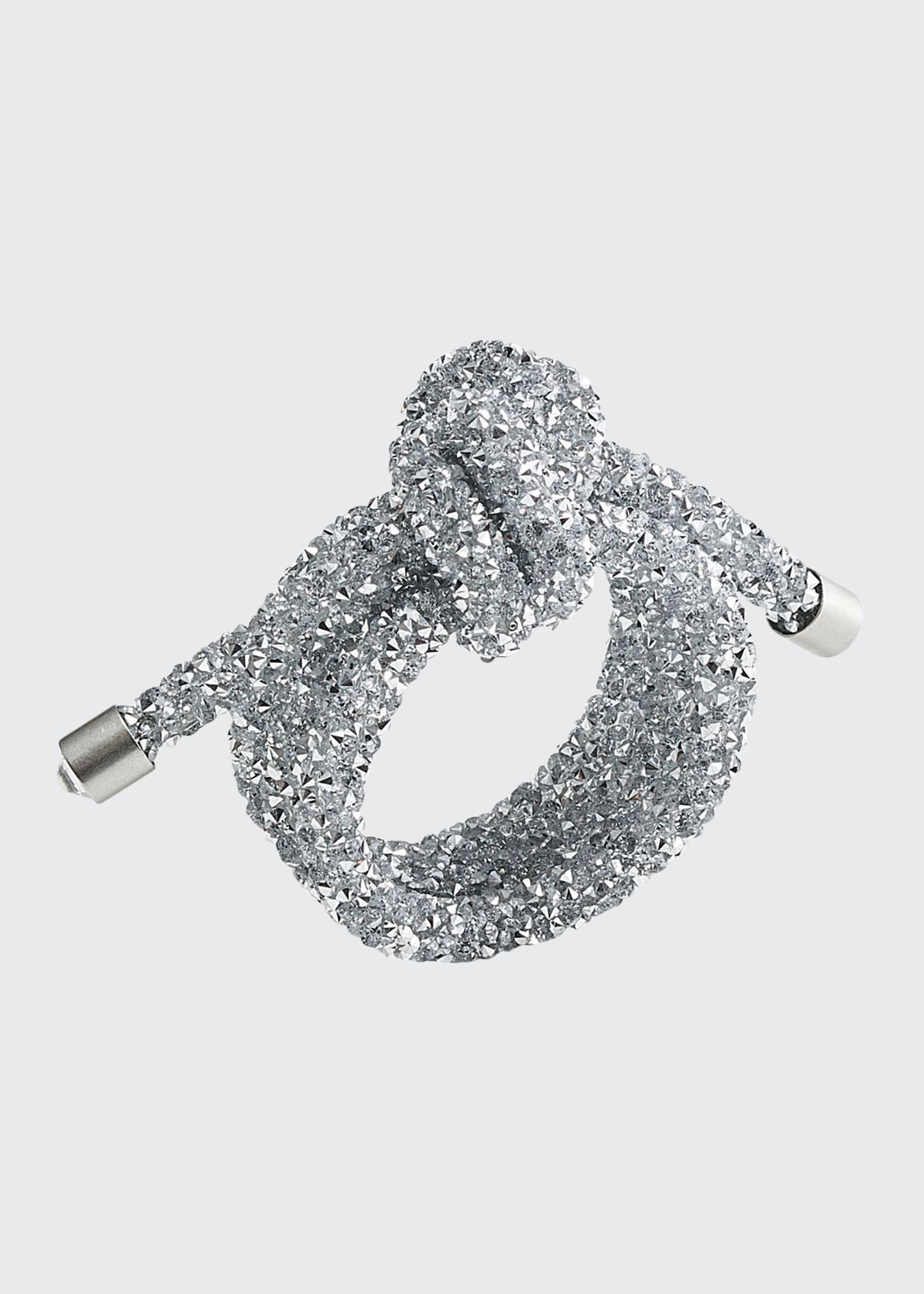 Shop Kim Seybert Glam Knot Napkin Ring, Silver