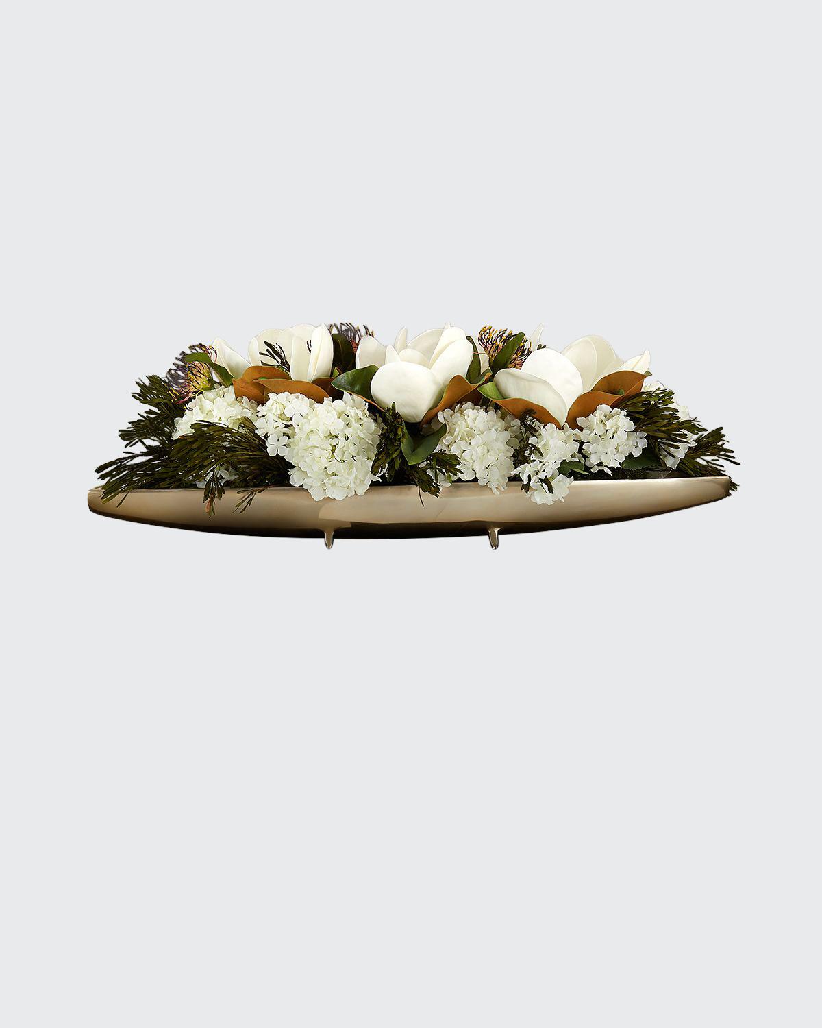 John-richard Collection Enchanted Evening Floral Arrangement In White