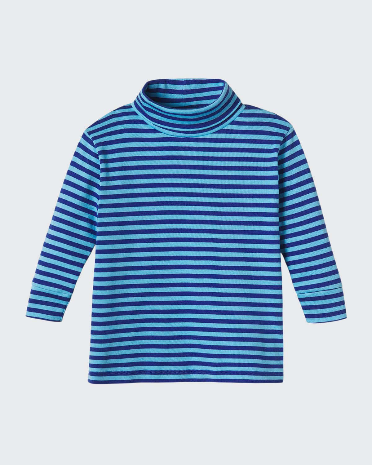 Classic Prep Childrenswear Boy's Patrick Striped Turtleneck Shirt, Size 2-10