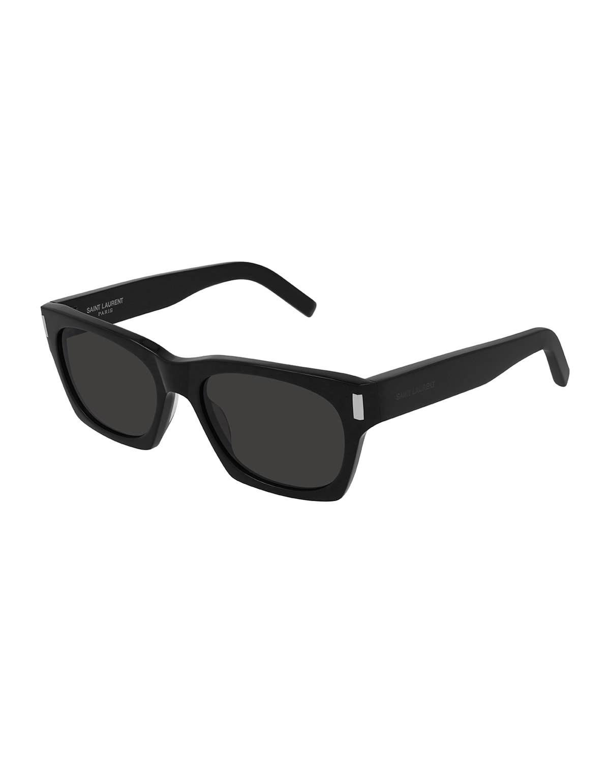 Saint Laurent Men's Sl 402 Sunglasses In Shiny Striated Gr