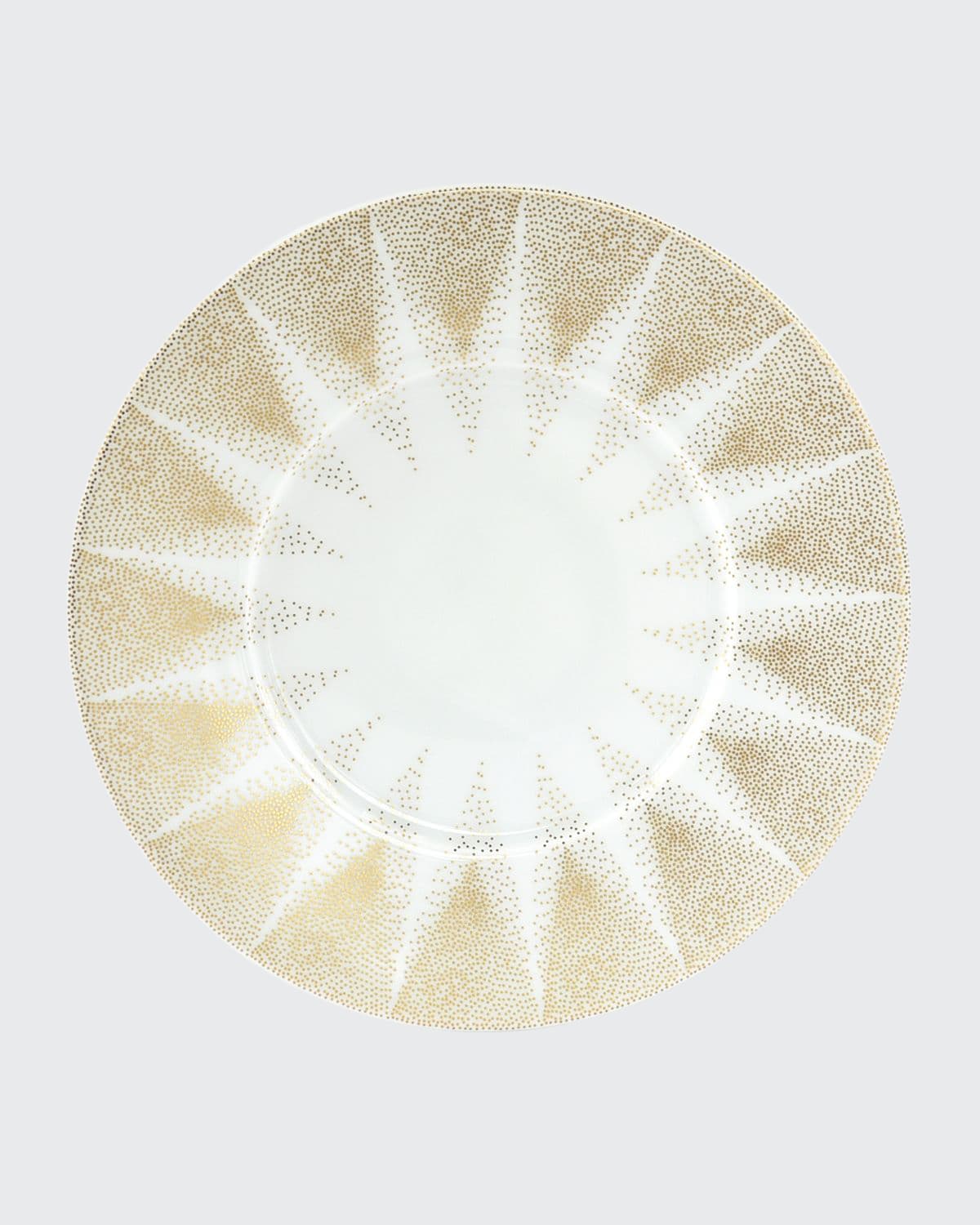 Bernardaud Noel Bread & Butter Plate In White/gold